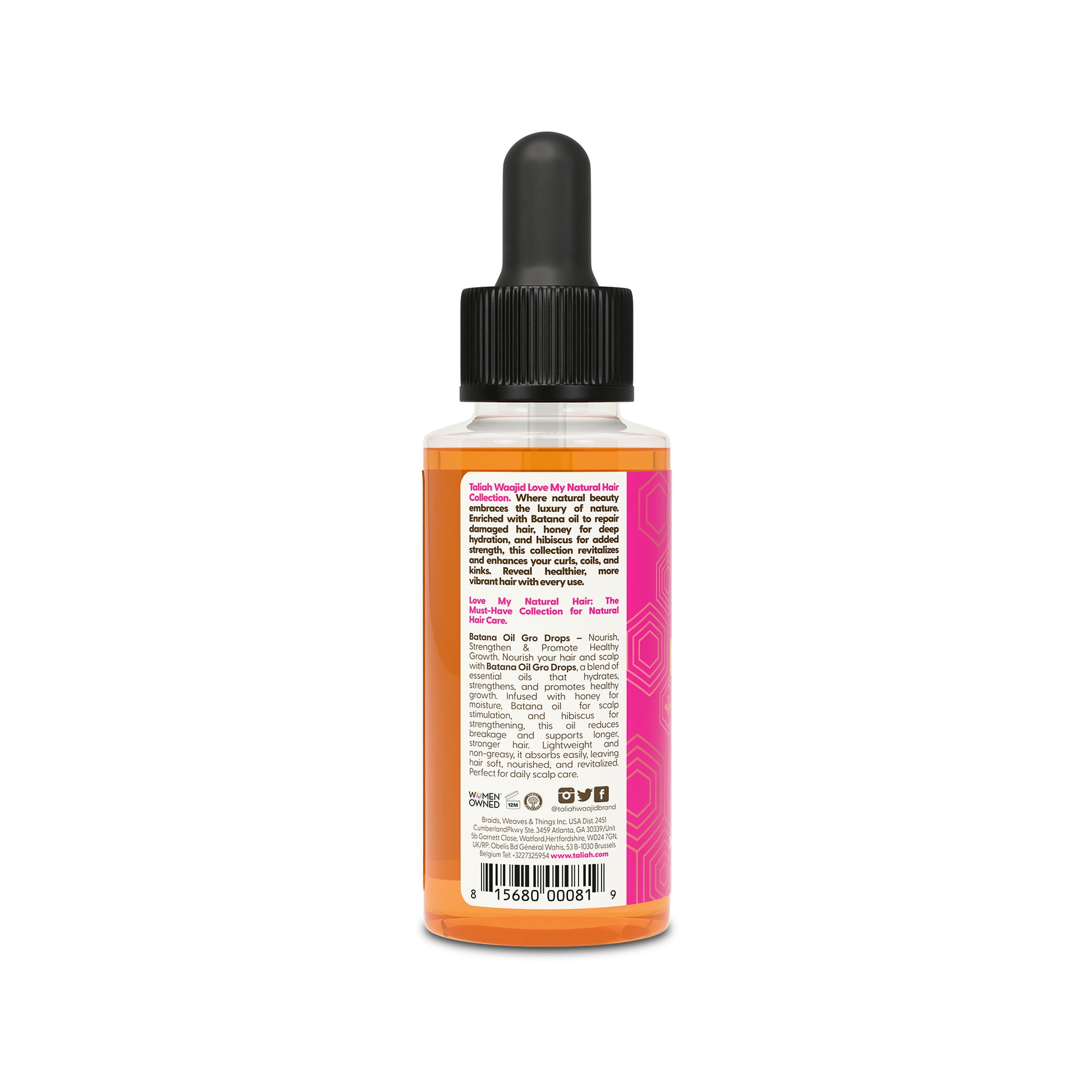 Taliah Waajid Love My Natural Hair Batana Oil Gro Drops 2oz