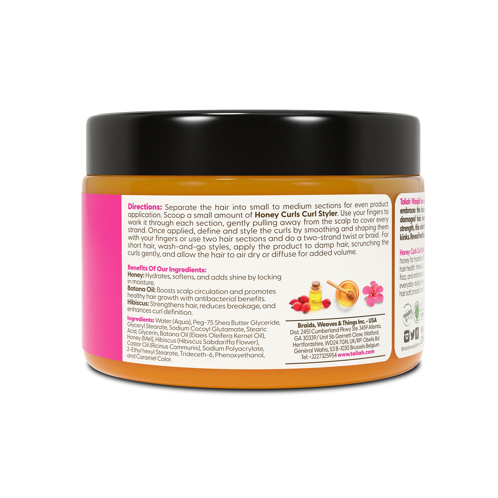 Taliah Waajid Love My Natural Hair Honey Curls Curl Styler 12oz