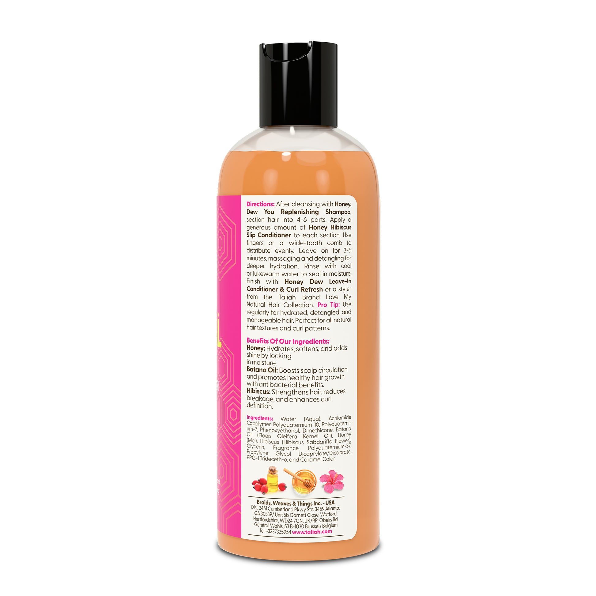 Taliah Waajid Honey Hibiscus Slip Conditioner 12oz