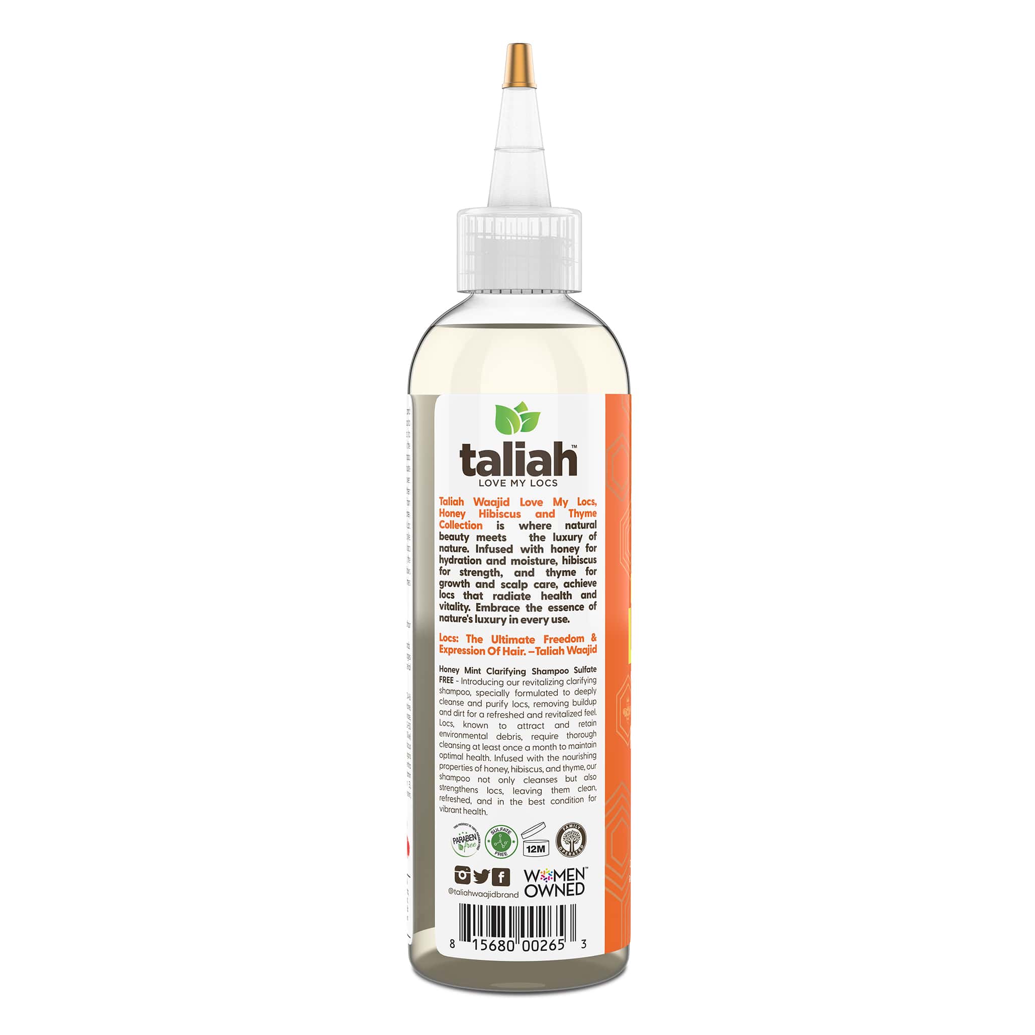 Image of Taliah Waajid Love My Locs Honey Mint Clarifying Shampoo Sulfate FREE 8oz