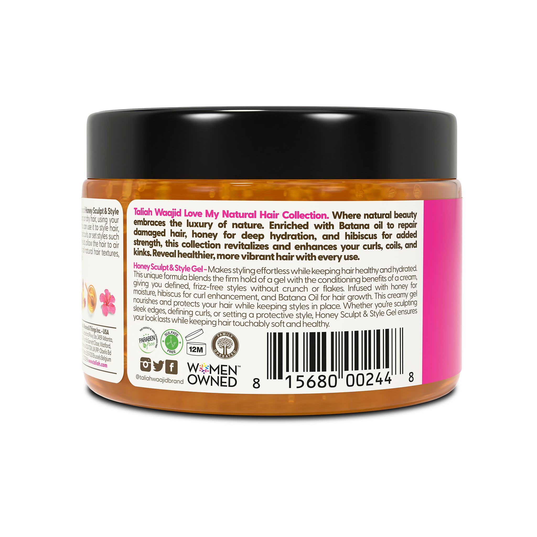 Image of Taliah Waajid Love My Natural Hair Honey Sculpt & Style Gel 12oz