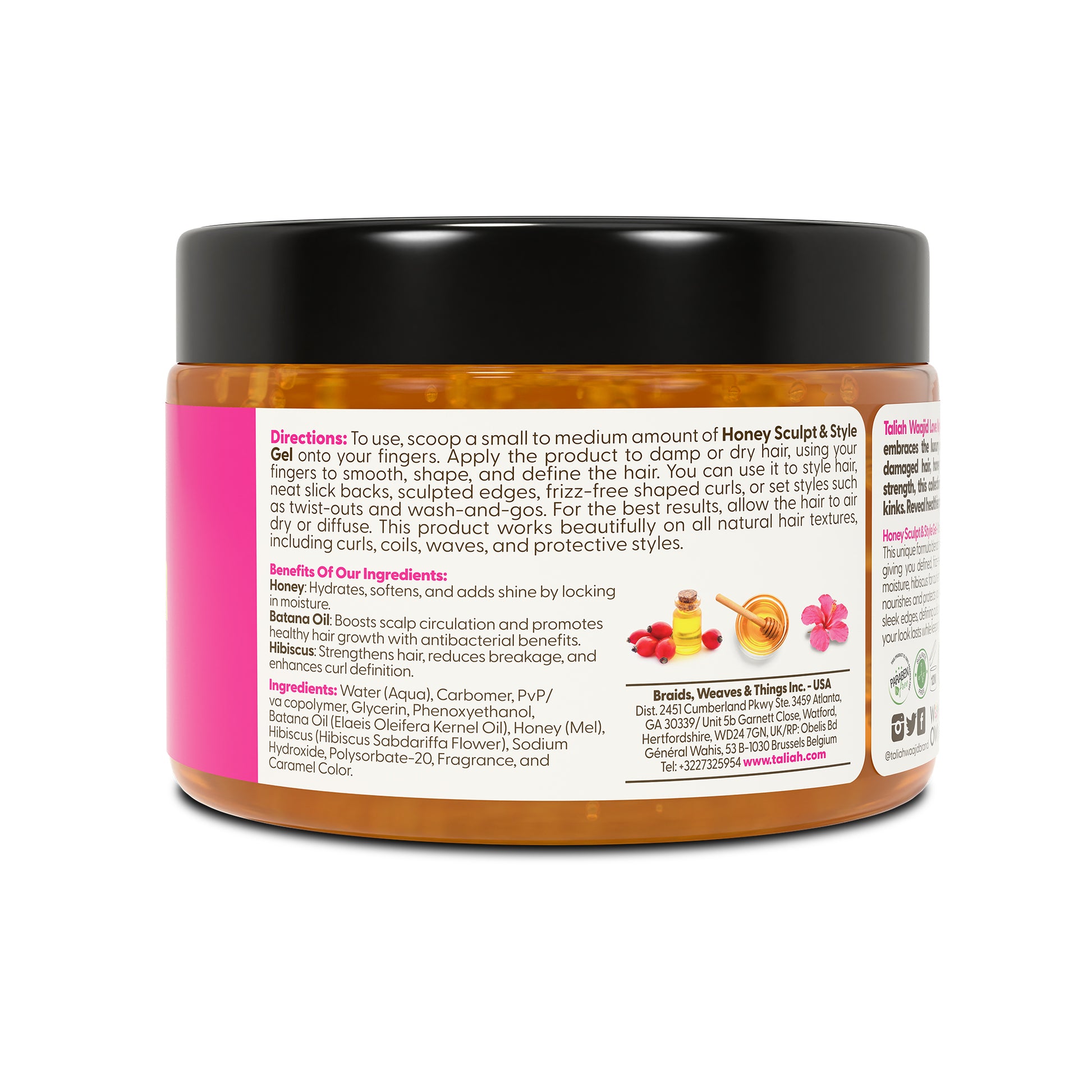 Taliah Waajid Love My Natural Hair Honey Sculpt & Style Gel 12oz