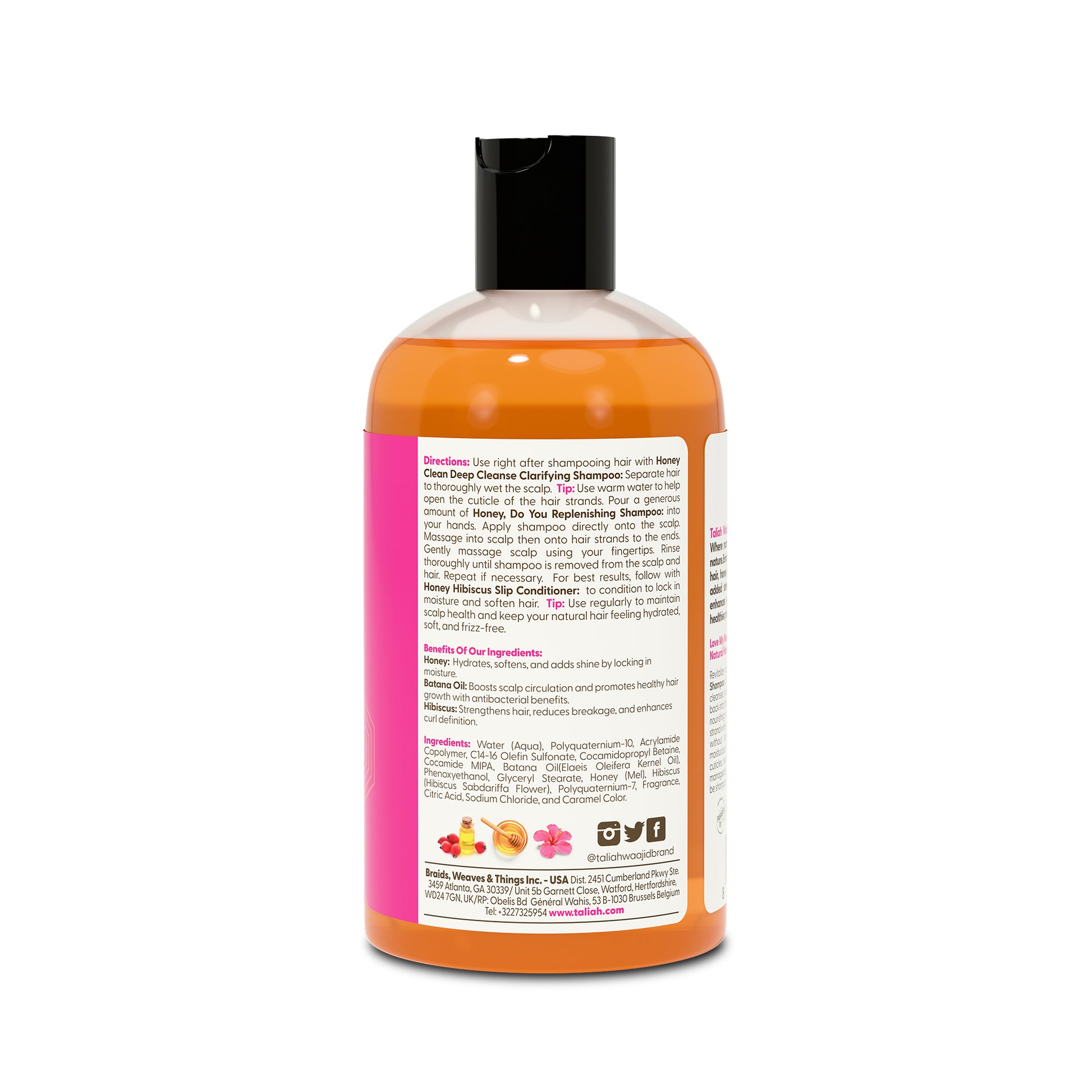Taliah Waajid Love My Natural Hair Honey, Dew You Replenishing Shampoo 12oz