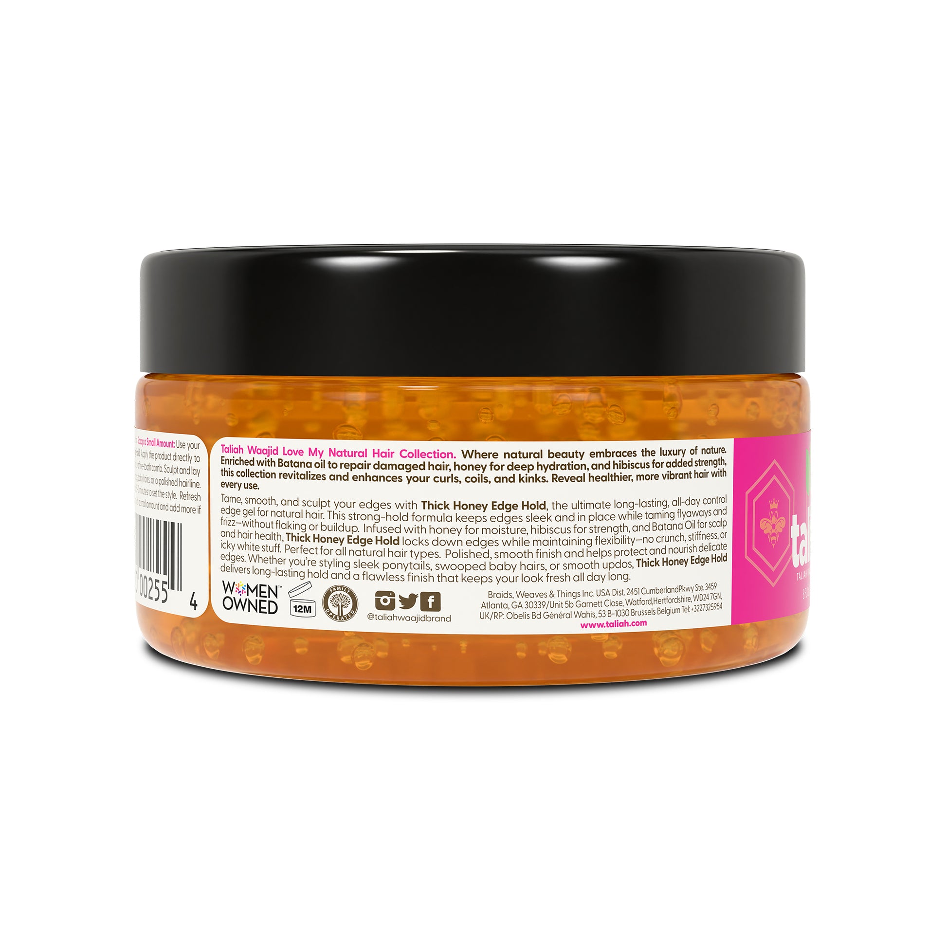 Taliah Waajid Love My Natural Hair Thick Honey Edge Hold 8oz