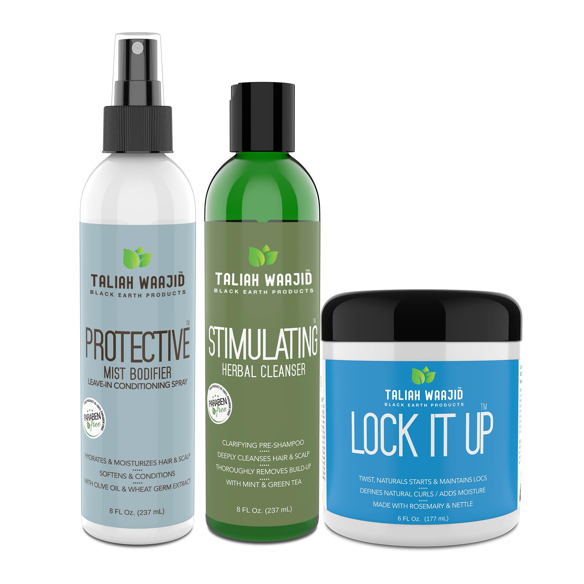 Image of Taliah Waajid Black Earth Product Mature Loc Maintenance Style Bundle