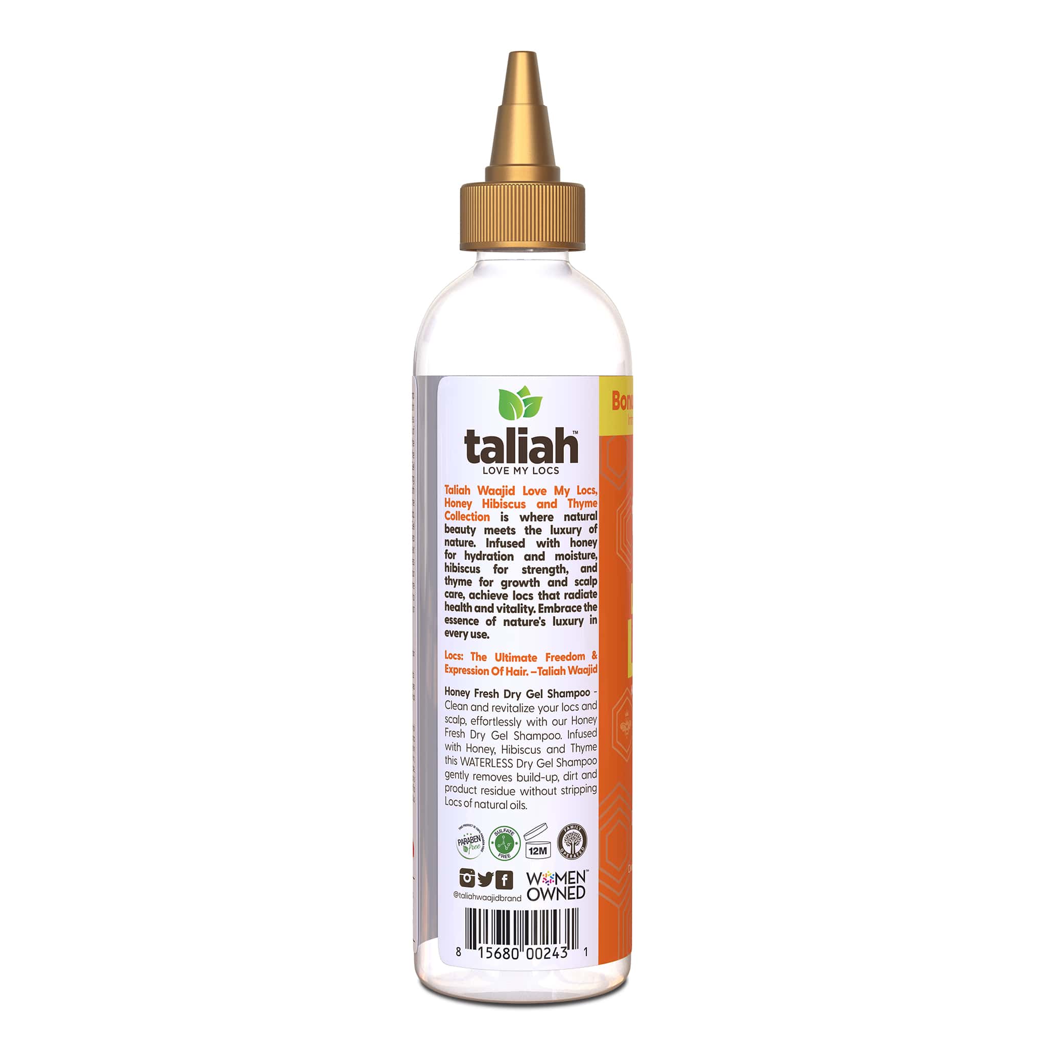 Image of Taliah Waajid Love My Locs BONUS Honey Fresh Dry Gel Shampoo 8oz