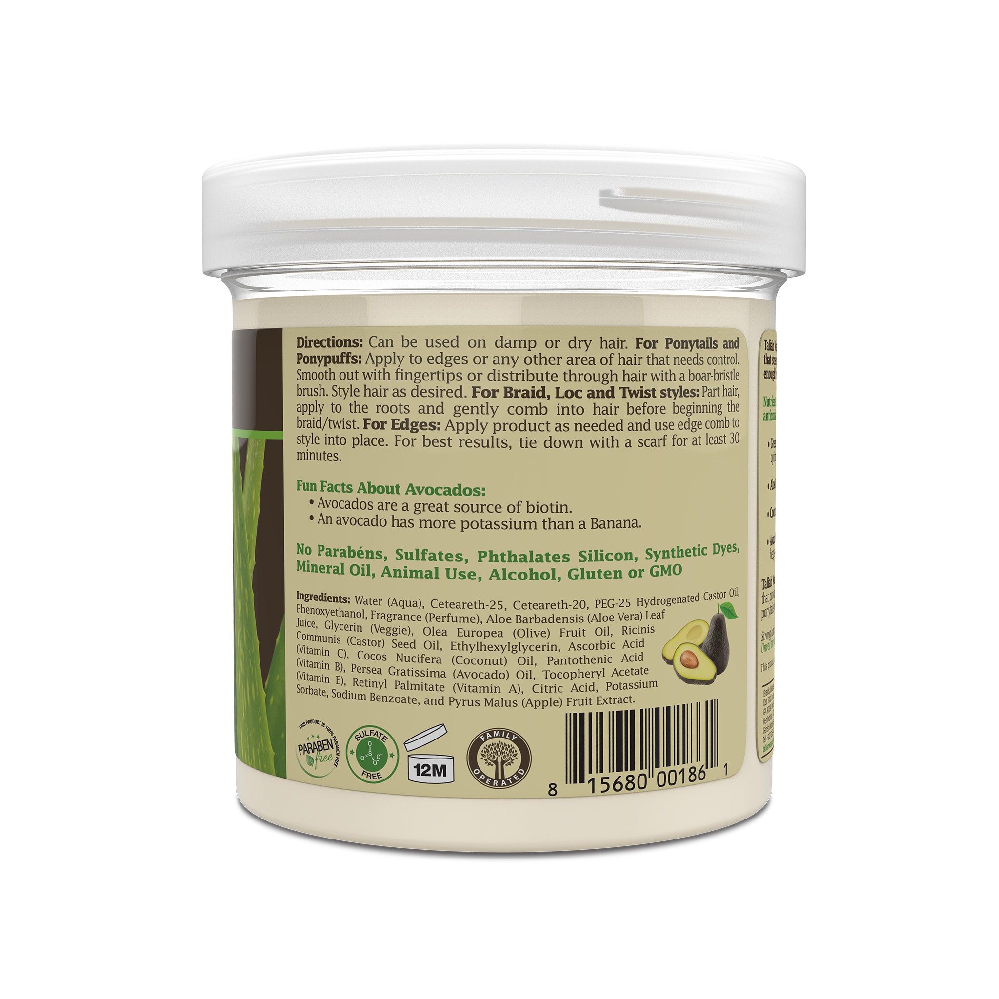 Image of Taliah Waajid Green Apple & Aloe Nutrition Miracle Hold Gel 16oz