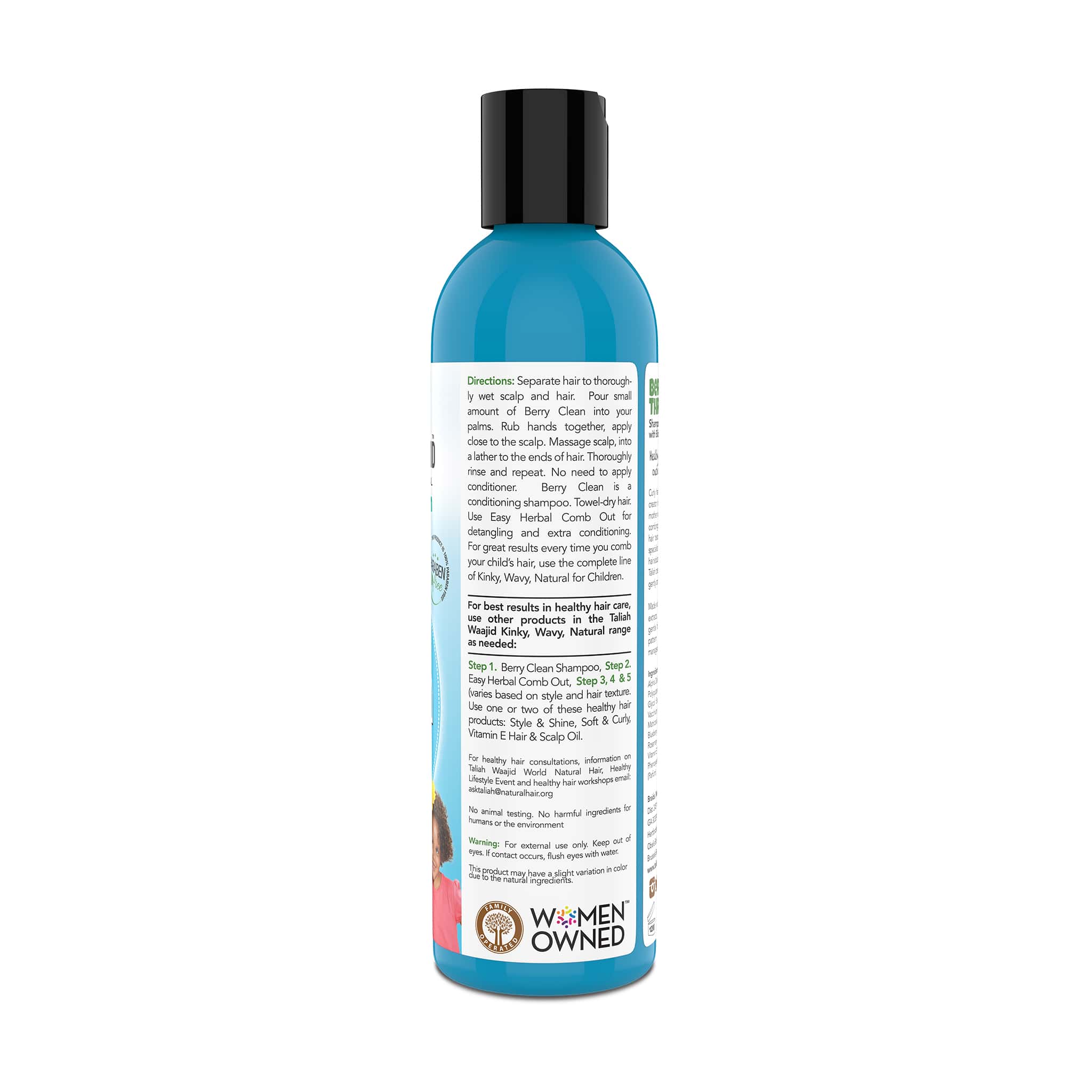 Kinky, Wavy, Natural Berry Clean Three-In-One 8oz | Taliah Waajid