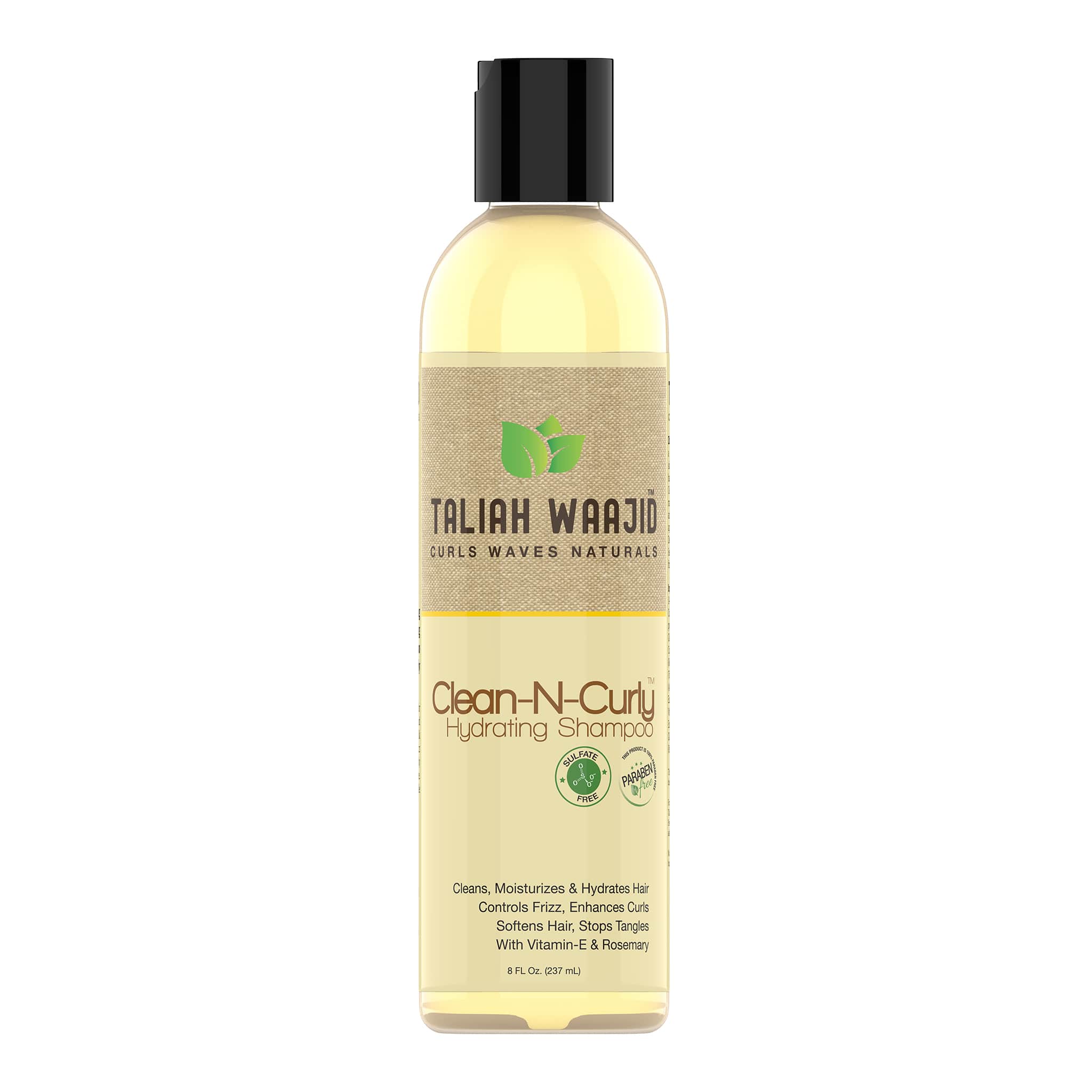 Image of Taliah Waajid Curls, Waves, Naturals Clean-N-Curly Hydrating Shampoo 8oz