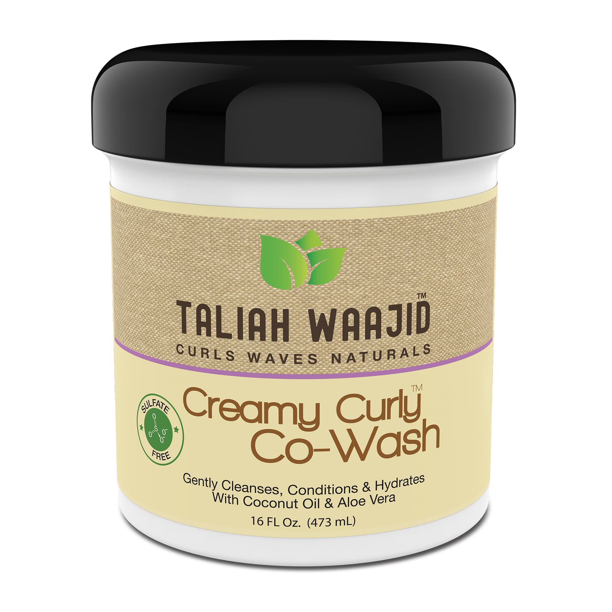 Image of Taliah Waajid Curls, Waves, Naturals Creamy Curly Co-Wash 16oz
