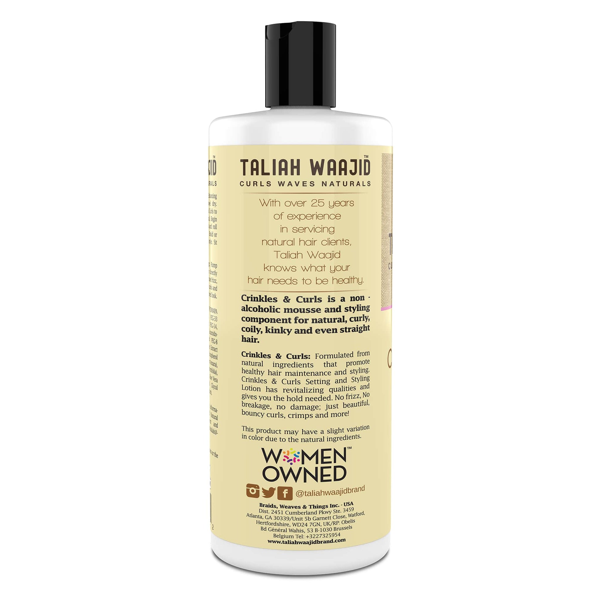 Taliah Waajid Curls, Waves & Naturals Crinkles & Curls 32oz