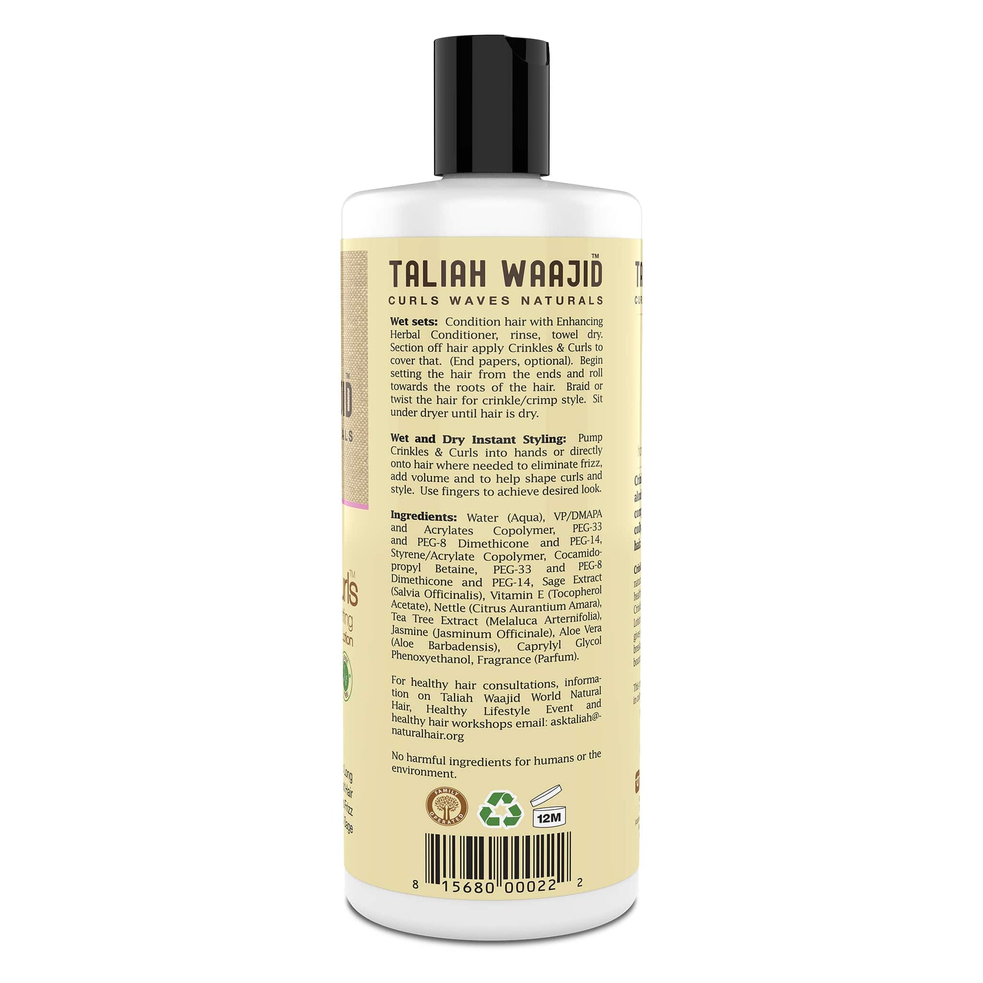 Taliah Waajid Curls, Waves & Naturals Crinkles & Curls 32oz