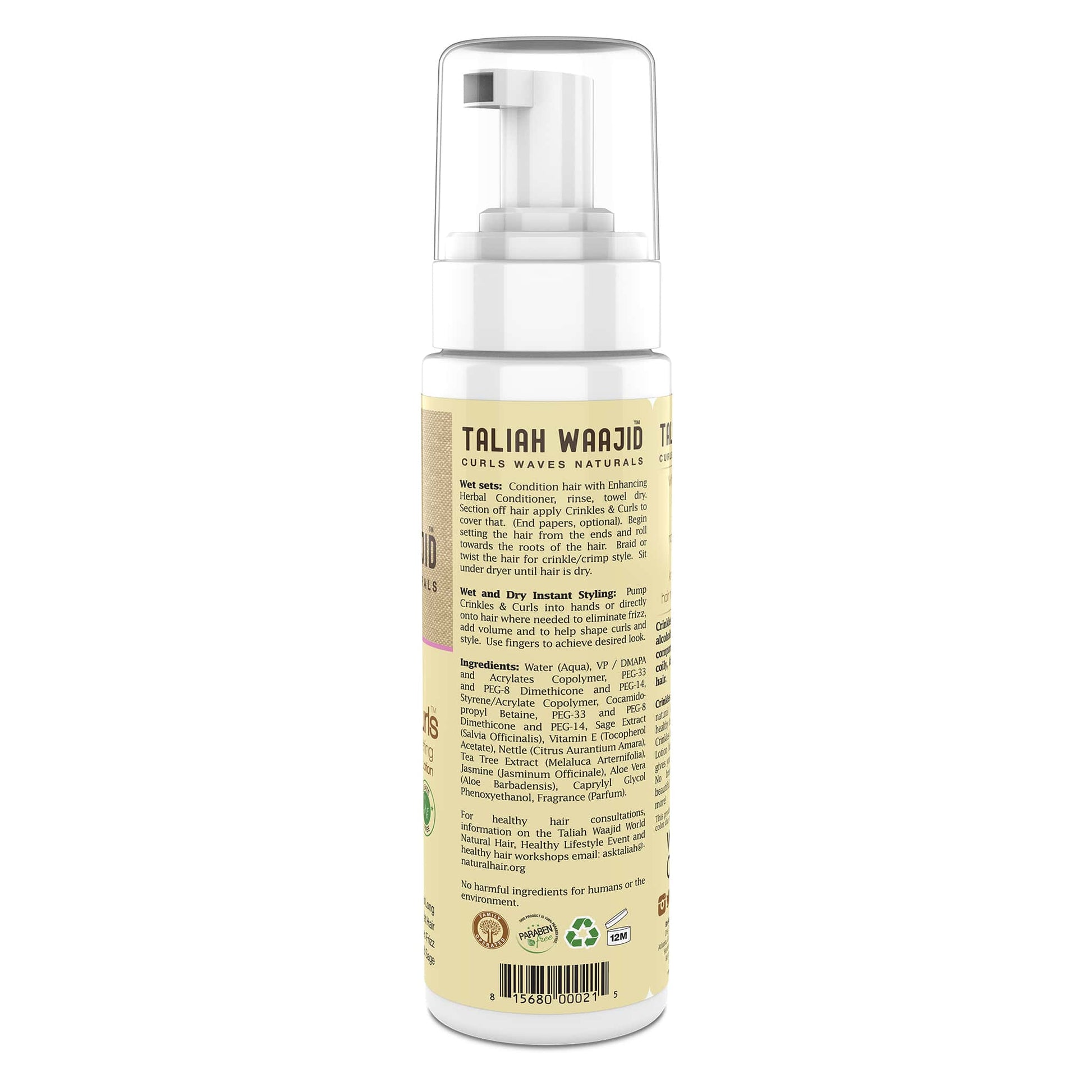 Taliah Waajid Curls, Waves & Naturals Crinkles & Curls 8oz