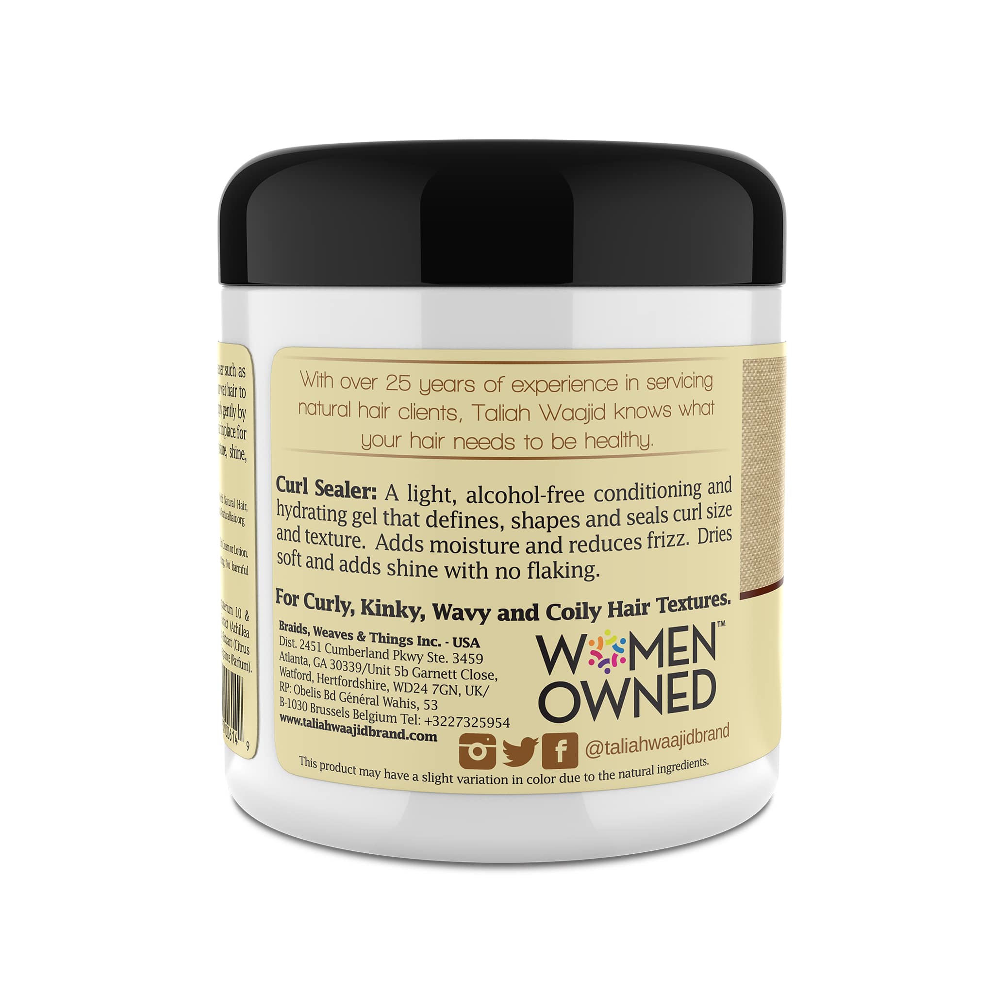 Taliah Waajid Curls, Waves & Naturals Curl Sealer 6oz