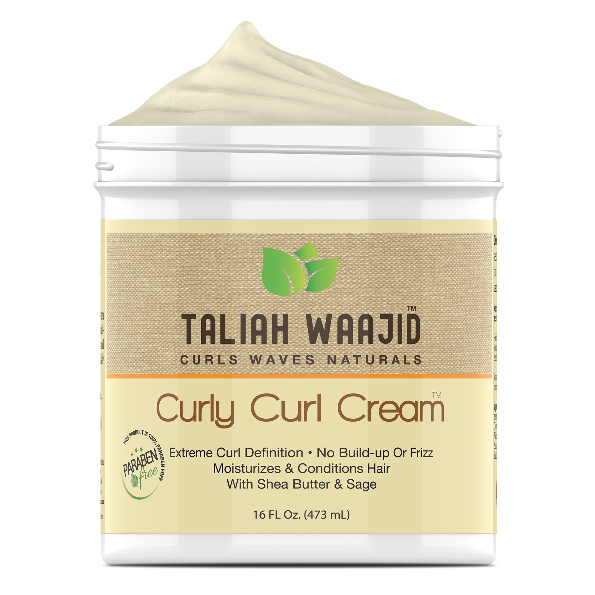 Image of Taliah Waajid Curls, Waves & Naturals Curly Curl Cream 16oz
