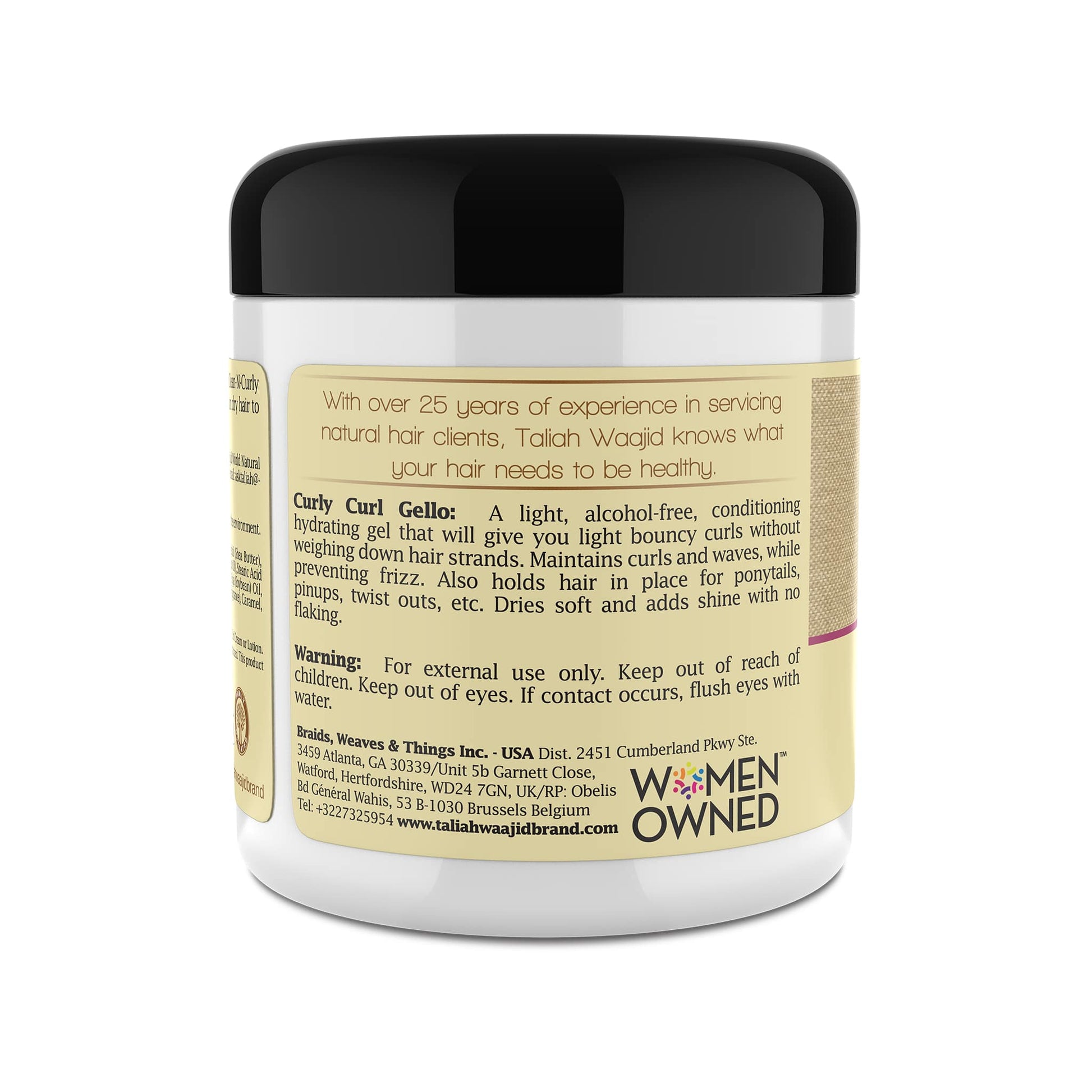 Taliah Waajid Curls, Waves & Naturals Curly Curl “Gello” 6oz