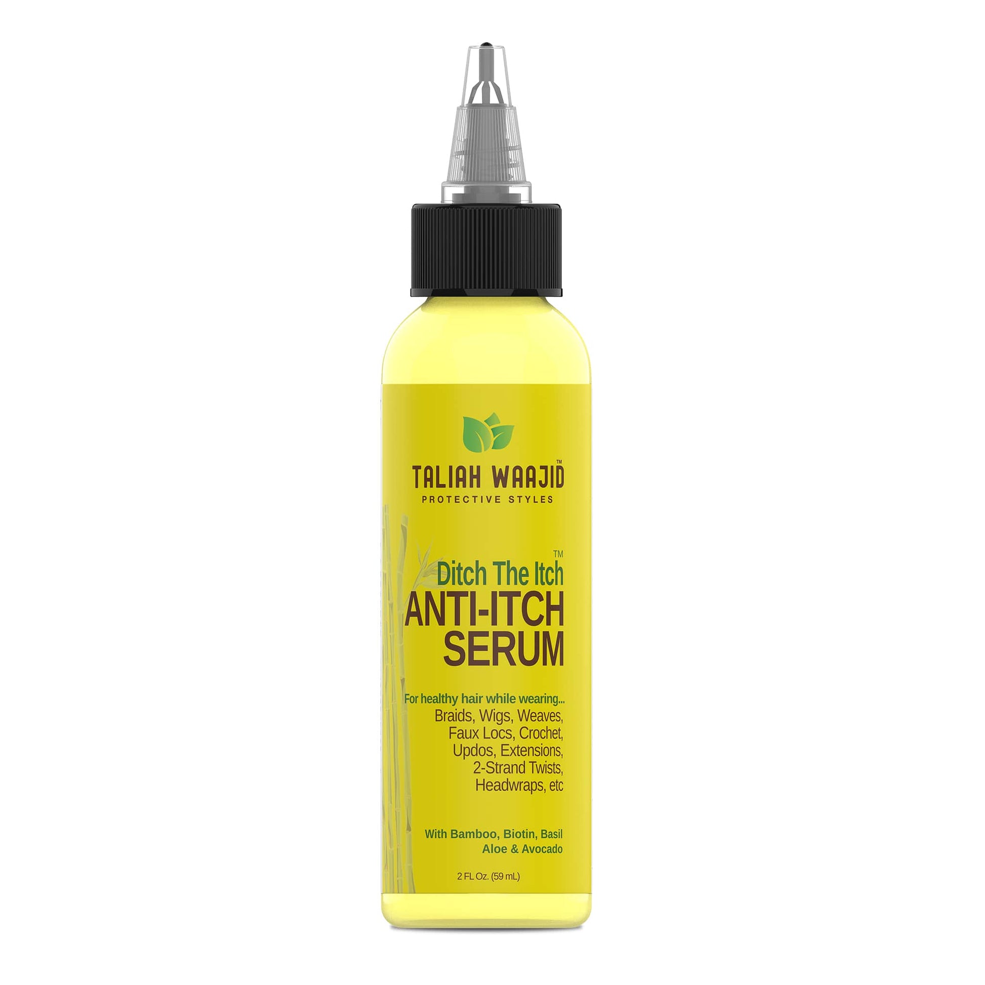 Taliah Waajid Protective Styles Ditch The Itch™ Bamboo, Basil And Peppermint Anti Itch Serum 2oz