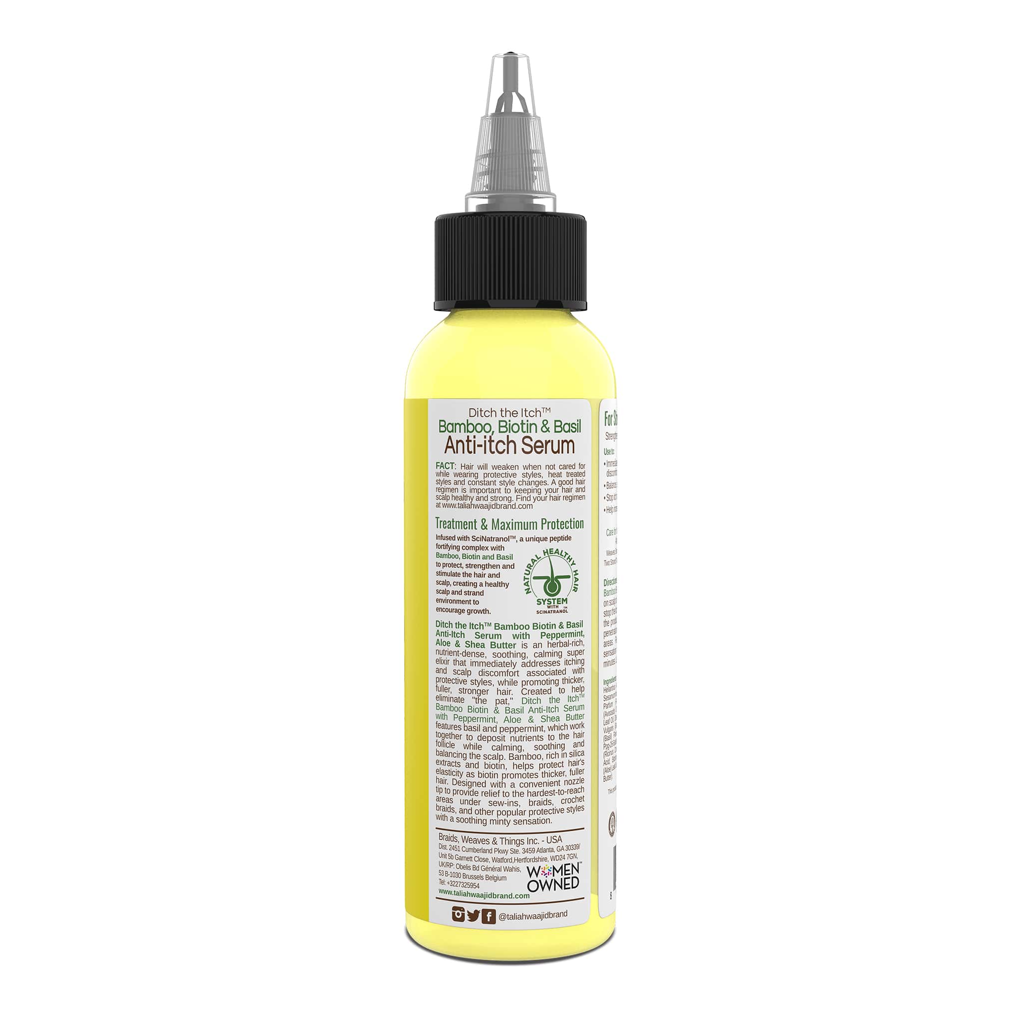 Image of Taliah Waajid Protective Styles Ditch The Itch™ Bamboo, Basil And Peppermint Anti Itch Serum 2oz