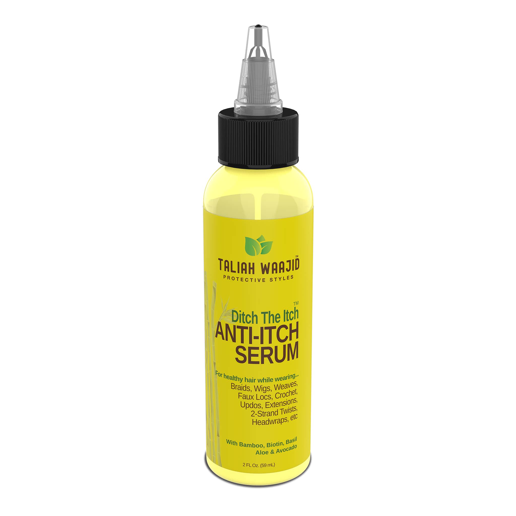 Image of Taliah Waajid Protective Styles Ditch The Itch™ Bamboo, Basil And Peppermint Anti Itch Serum 2oz
