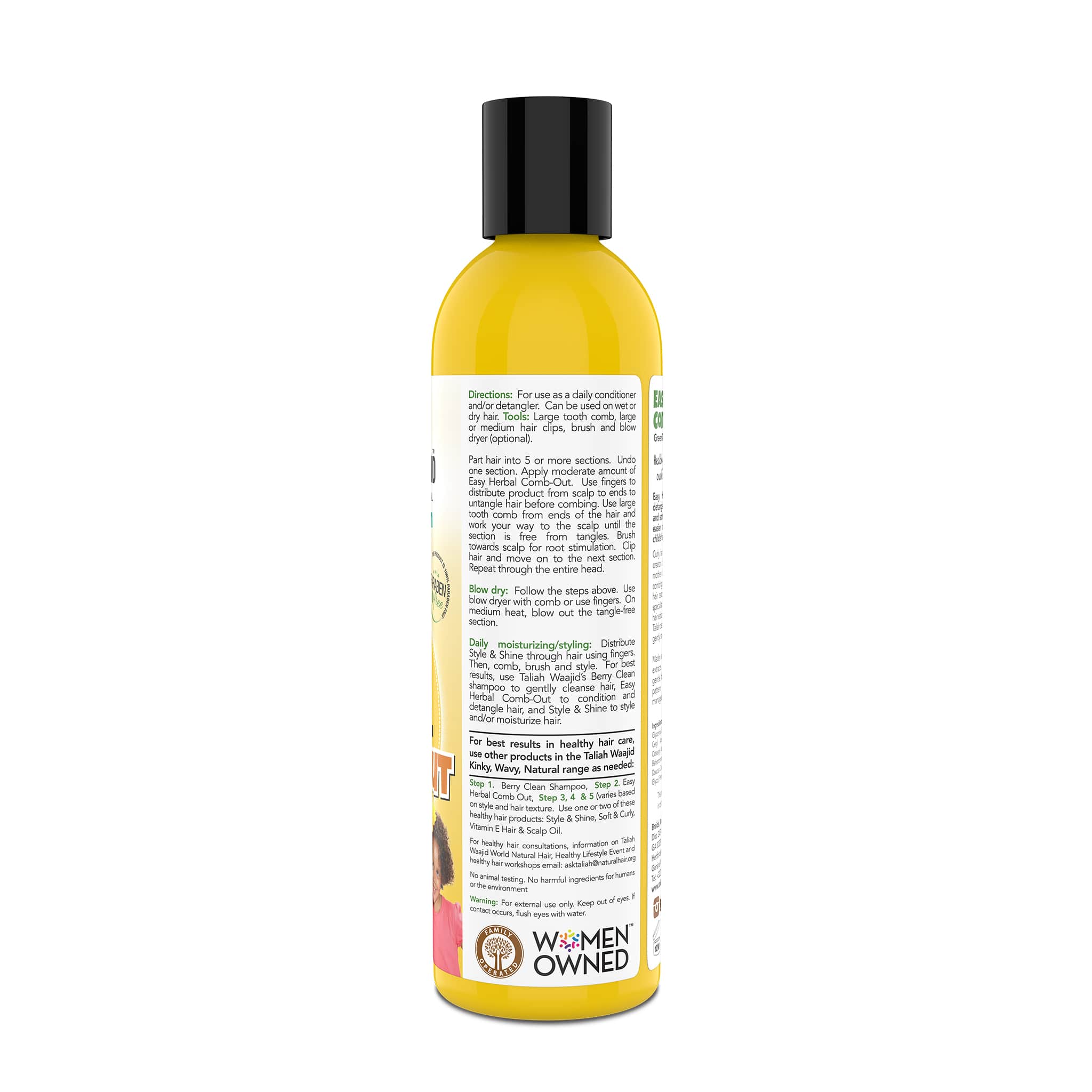 Image of Taliah Waajid Kinky, Wavy, Natural Easy Herbal Comb Out 8oz