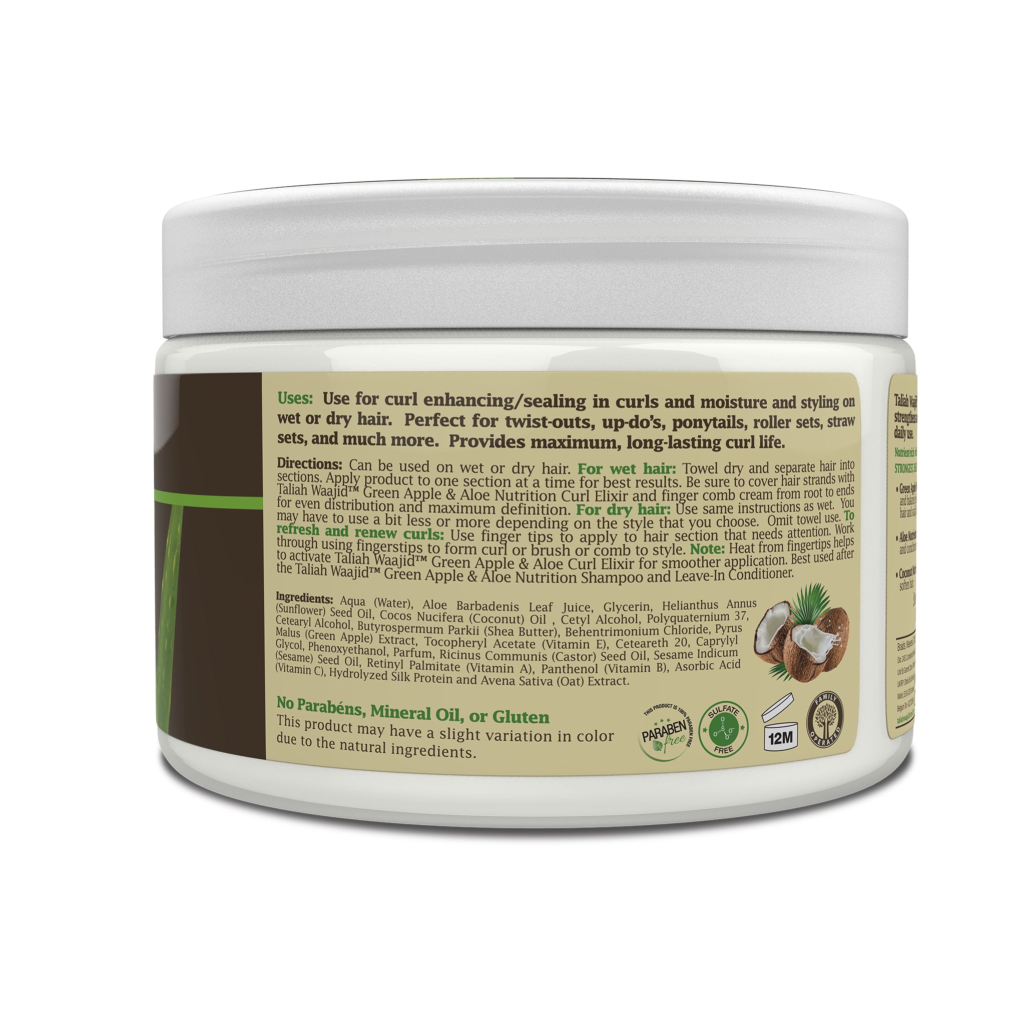 Taliah Waajid Green Apple & Aloe Nutrition Curl Elixir 12oz