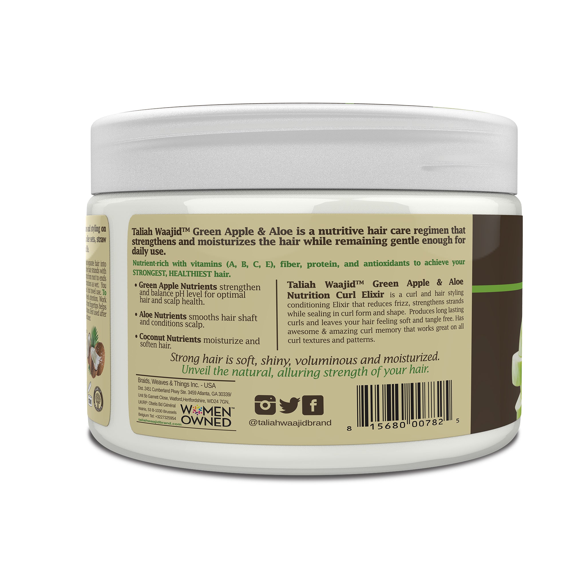 Taliah Waajid Green Apple & Aloe Nutrition Curl Elixir 12oz
