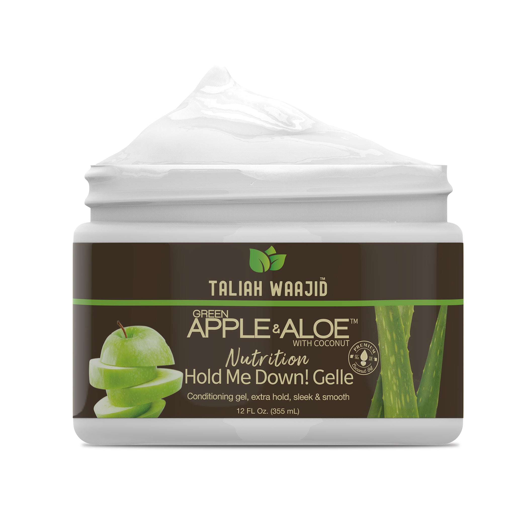 Image of Taliah Waajid Green Apple & Aloe Nutrition Hold Me Down! Gelle 12oz