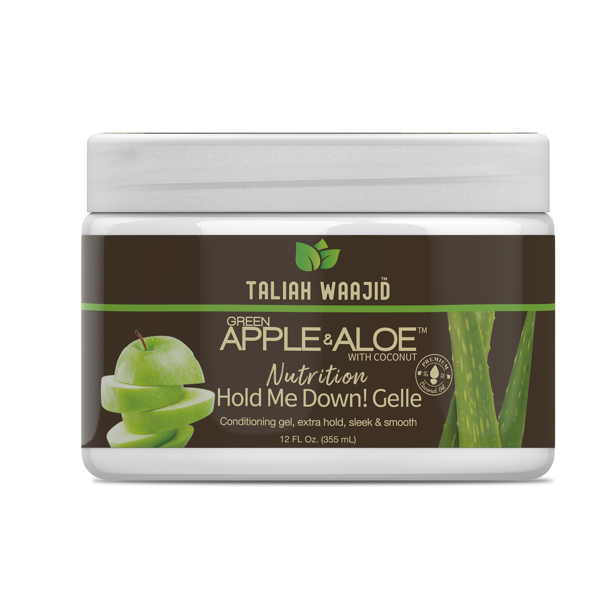 Image of Taliah Waajid Green Apple & Aloe Nutrition Hold Me Down! Gelle 12oz