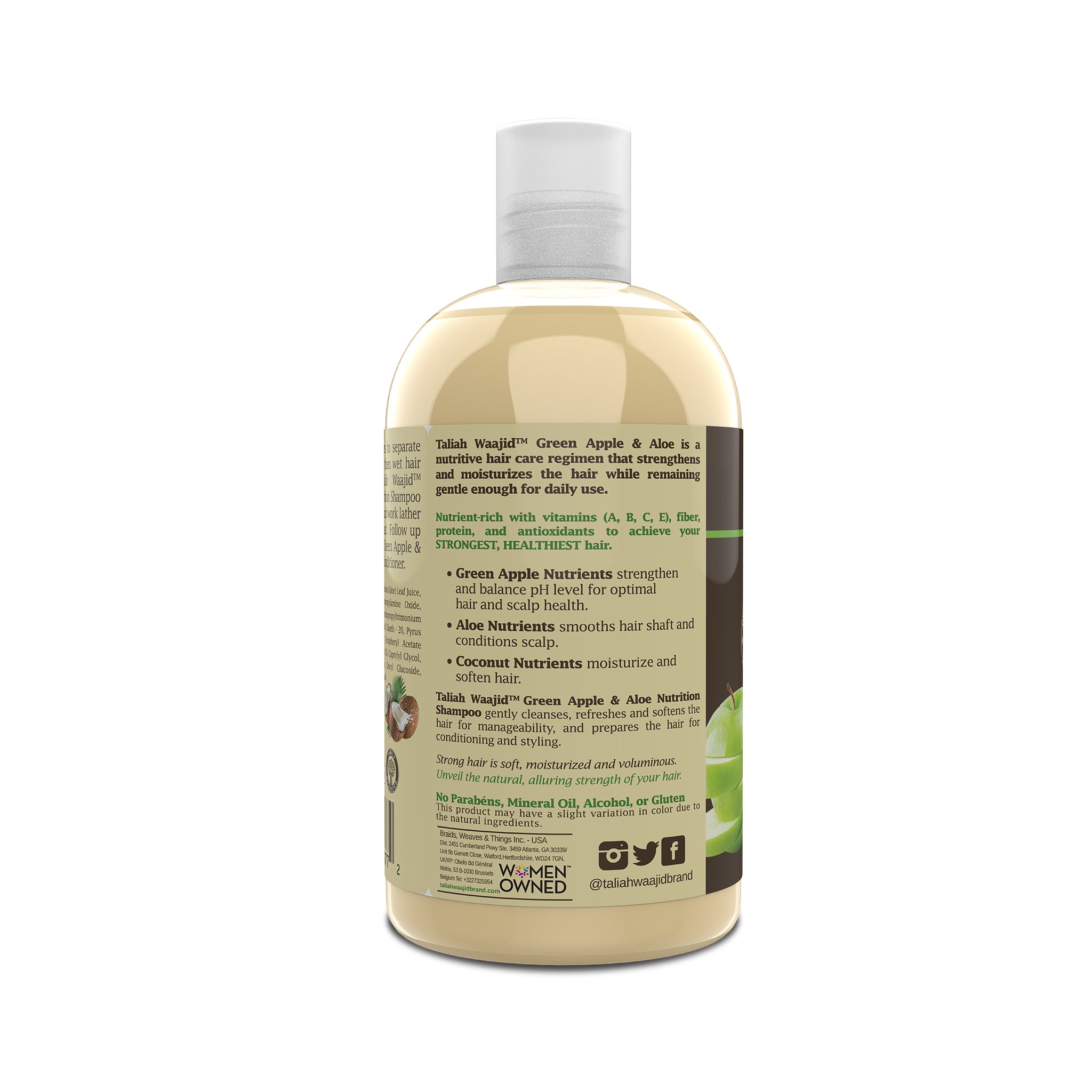 Image of Taliah Waajid Green Apple and Aloe Nutrition Shampoo 12oz