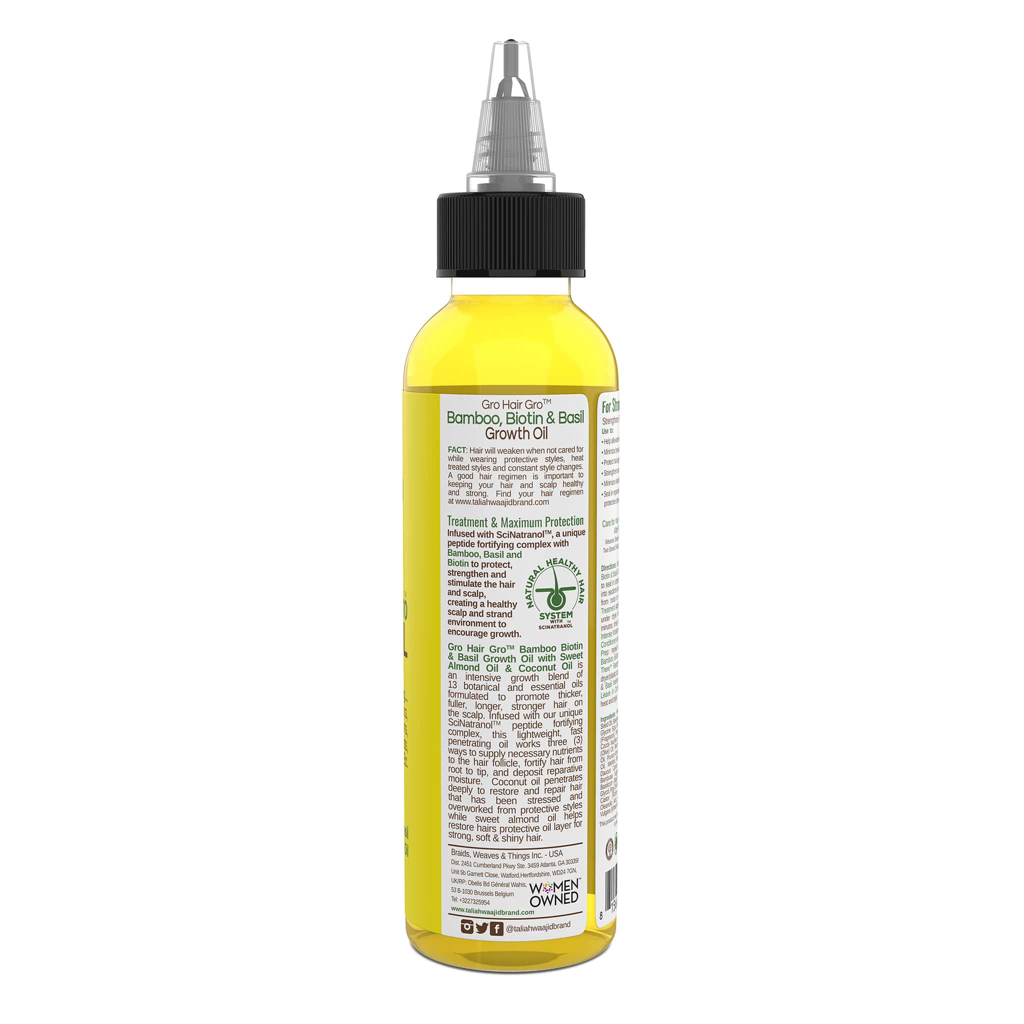 Image of Taliah Waajid Protective Styles Gro Hair Gro™ Bamboo And Coconut Milk Growth Oil 4oz