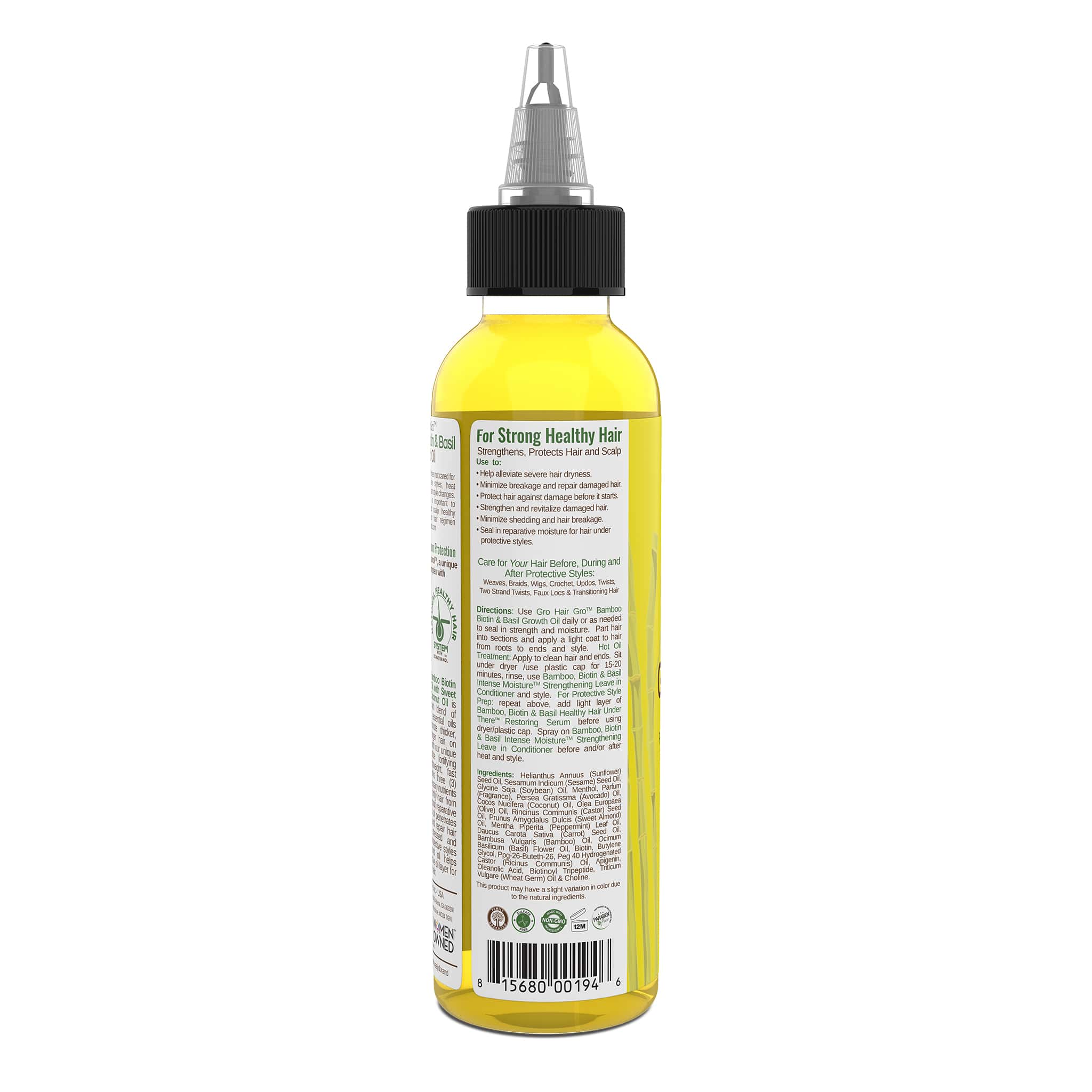 Image of Taliah Waajid Protective Styles Gro Hair Gro™ Bamboo And Coconut Milk Growth Oil 4oz