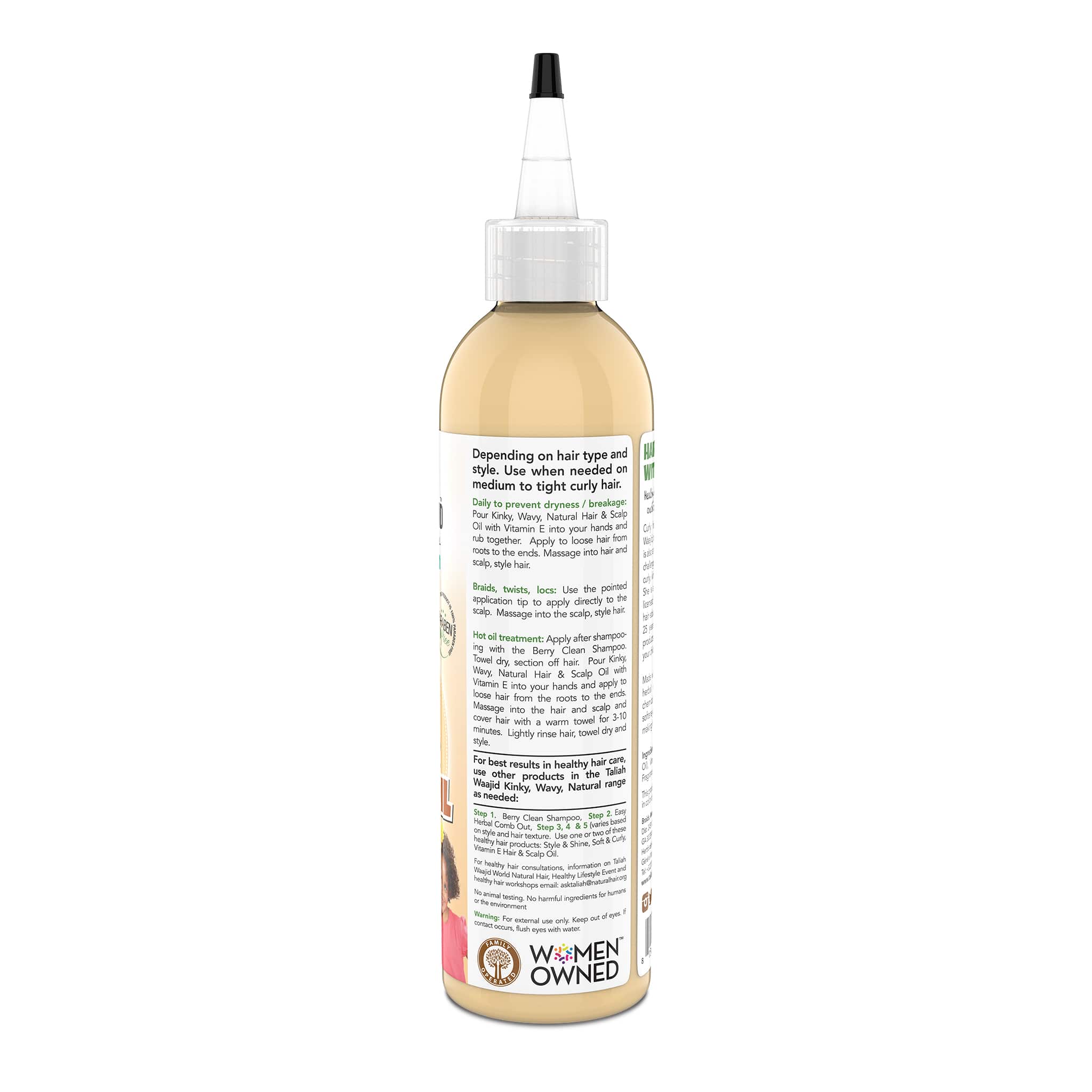 Image of Taliah Waajid Kinky, Wavy, Natural Hair & Scalp Oil With Vitamin-E 8oz