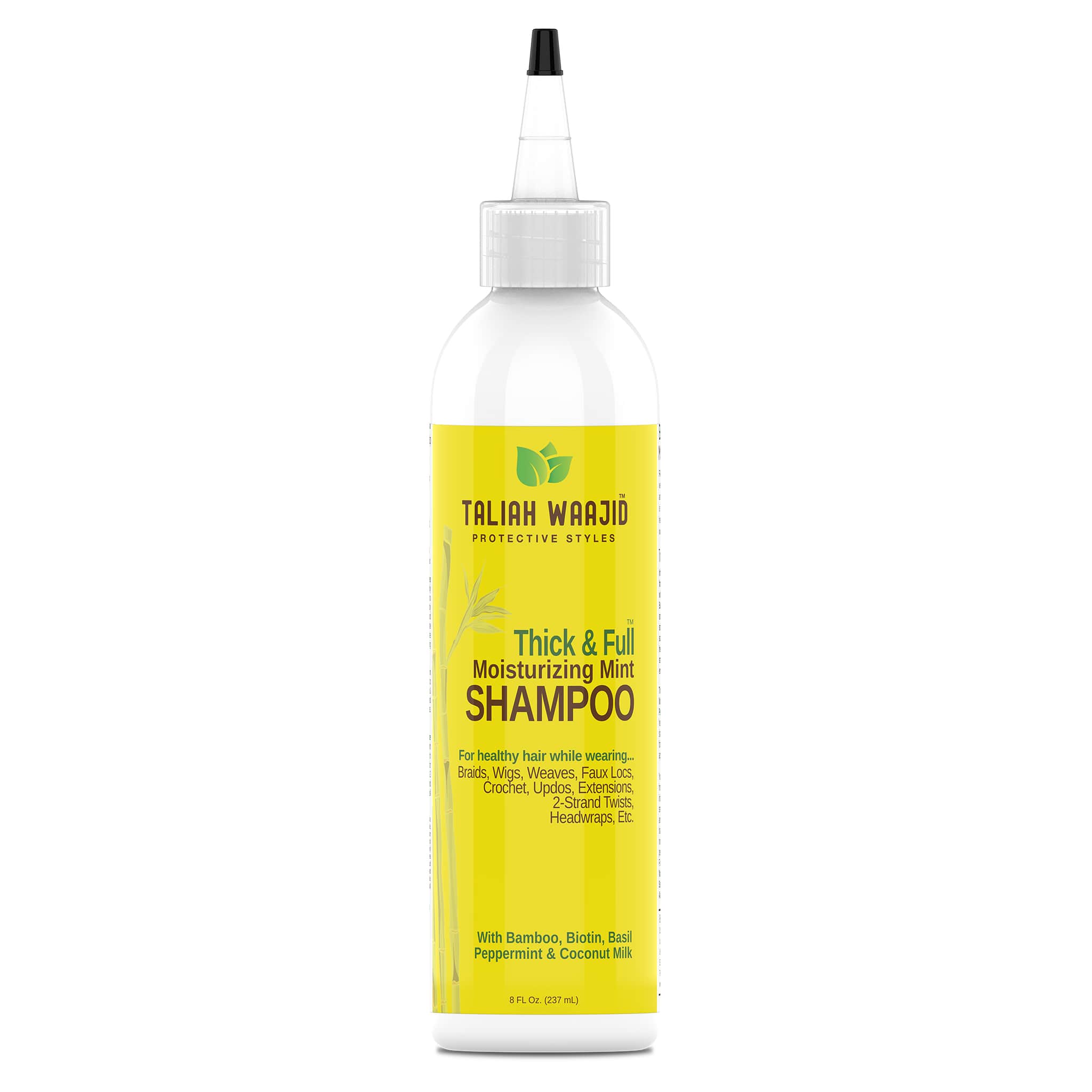 Image of Taliah Waajid Protective Styles Thick And Full™ Bamboo And Coconut Milk Moisturizing Mint Shampoo 8oz