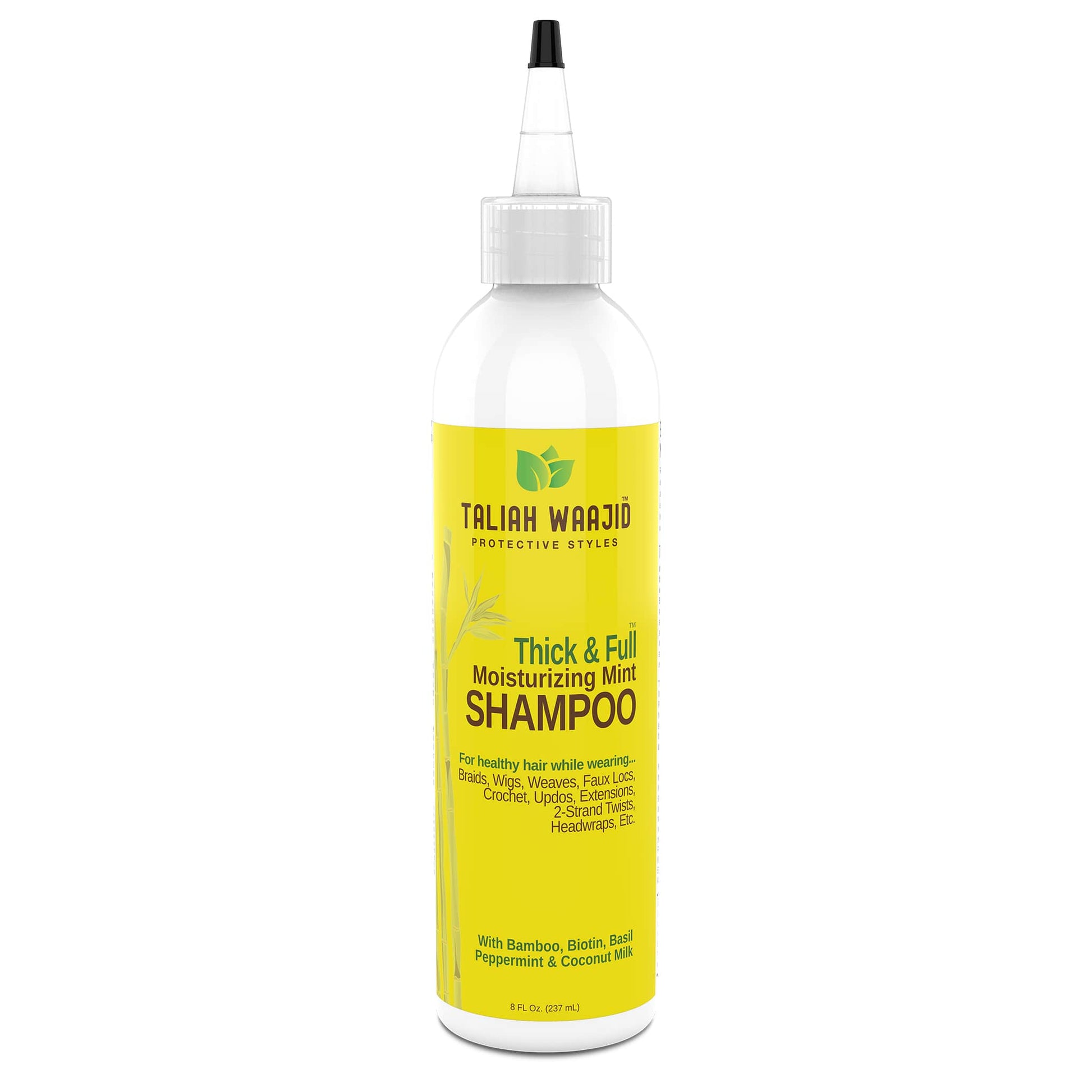 Taliah Waajid Protective Styles Thick And Full™ Bamboo And Coconut Milk Moisturizing Mint Shampoo 8oz