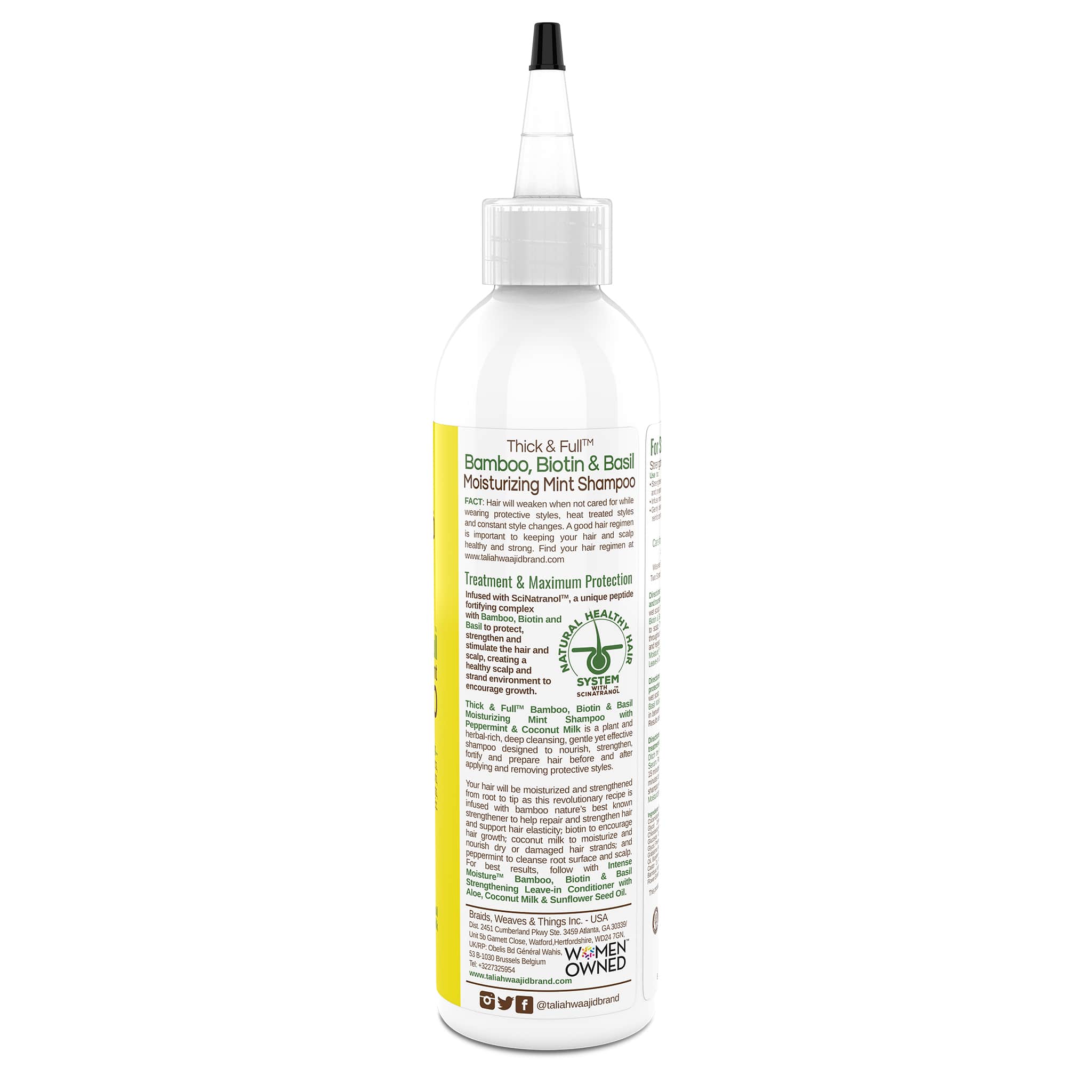 Image of Taliah Waajid Protective Styles Thick And Full™ Bamboo And Coconut Milk Moisturizing Mint Shampoo 8oz