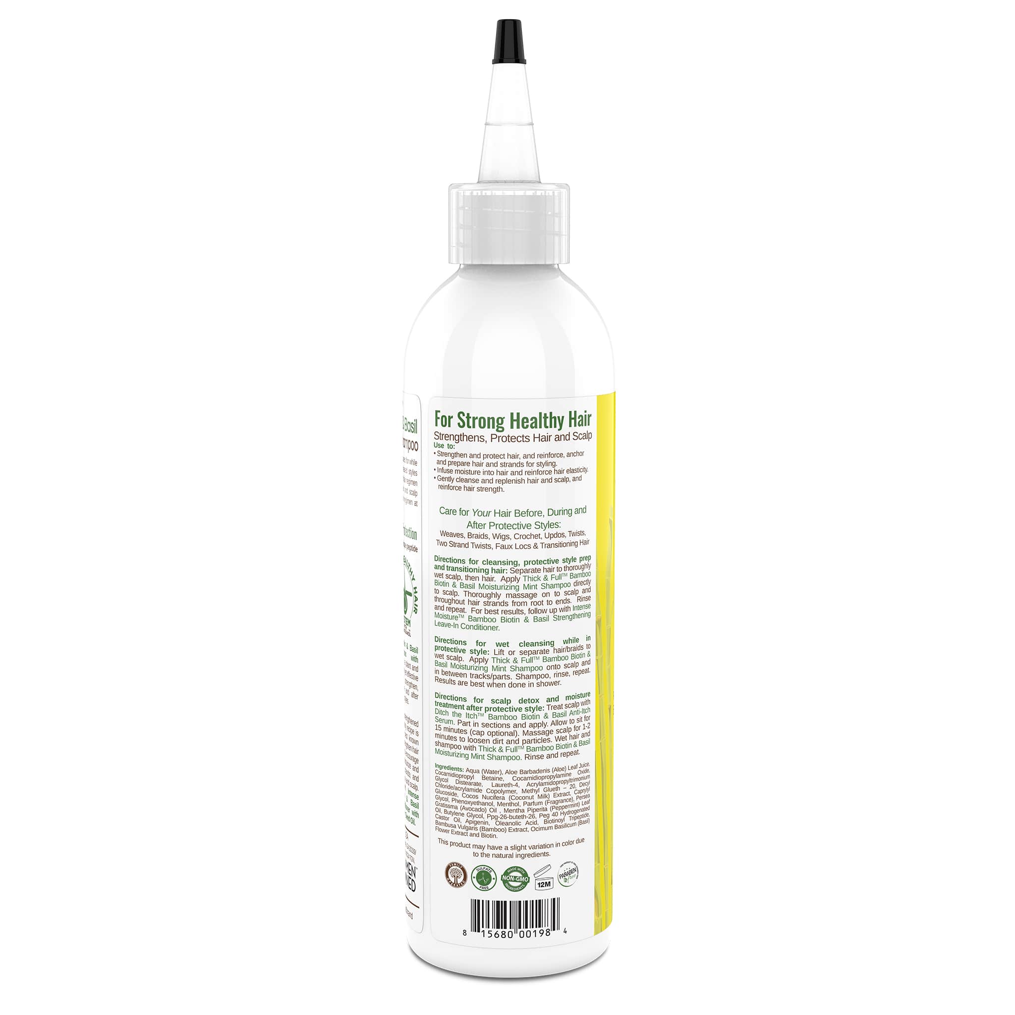 Image of Taliah Waajid Protective Styles Thick And Full™ Bamboo And Coconut Milk Moisturizing Mint Shampoo 8oz
