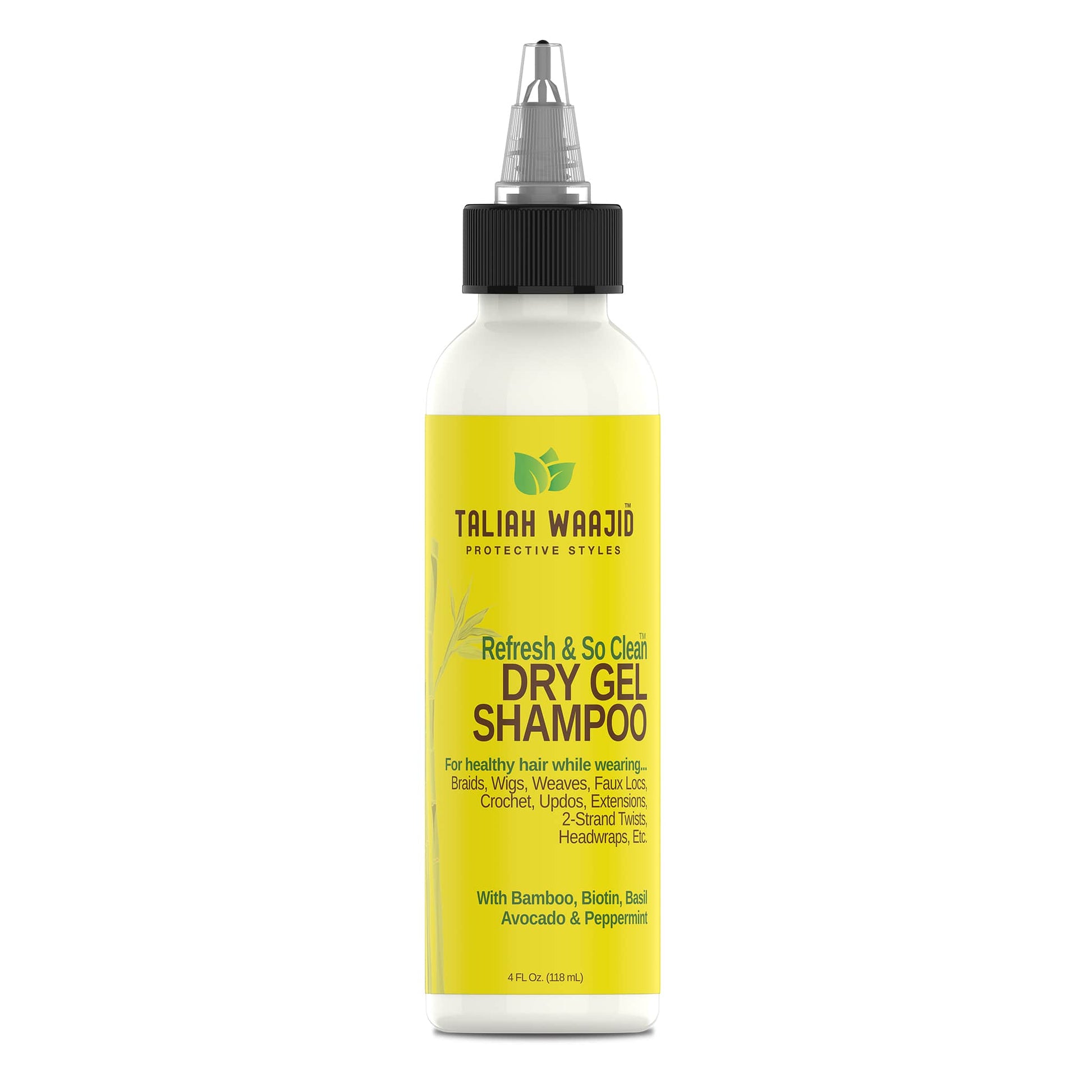 Taliah Waajid Protective Styles Refresh And So Clean™ Bamboo, Avocado And Peppermint Dry Gel Shampoo 4oz