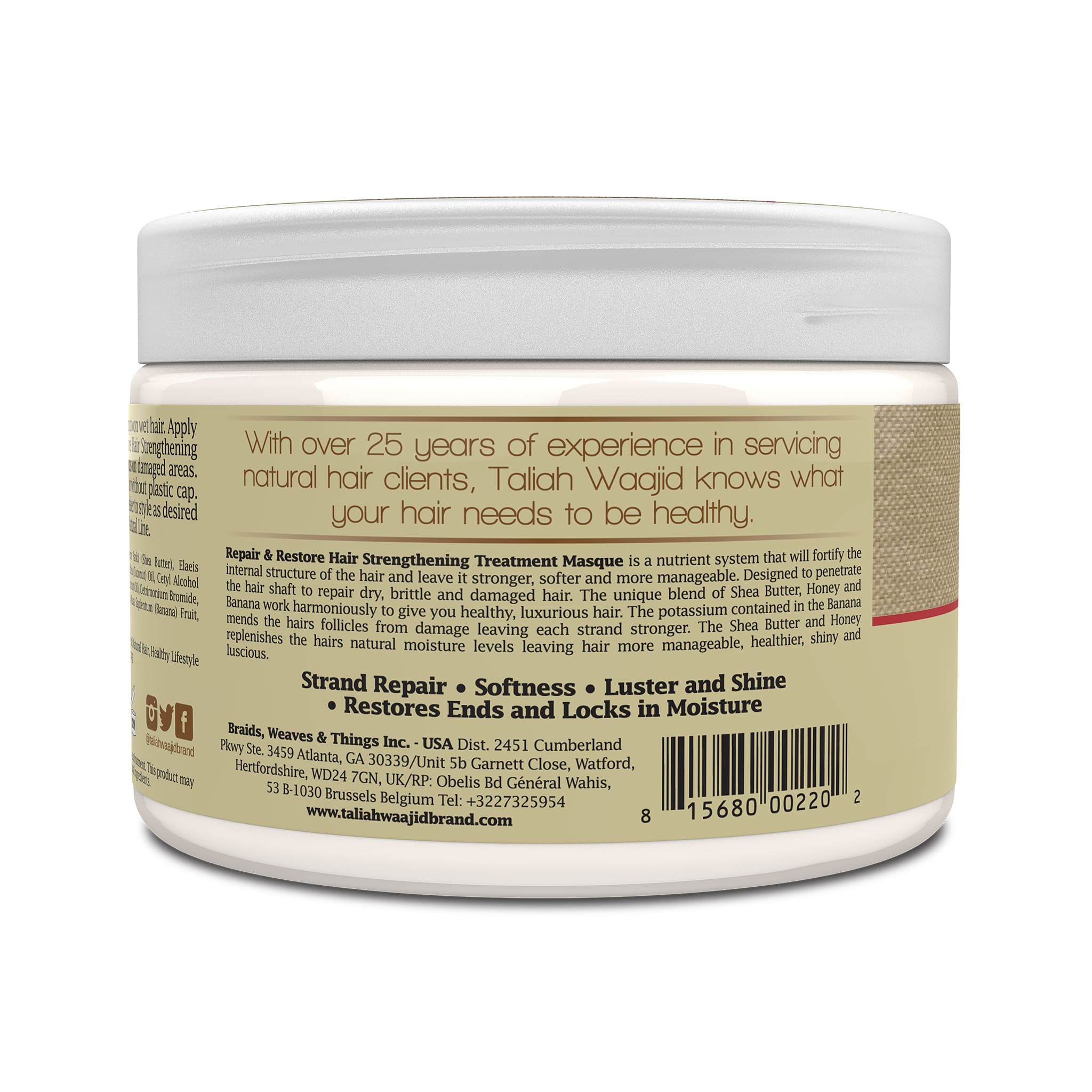 Image of Taliah Waajid Curls, Waves & Naturals Repair & Restore 12oz
