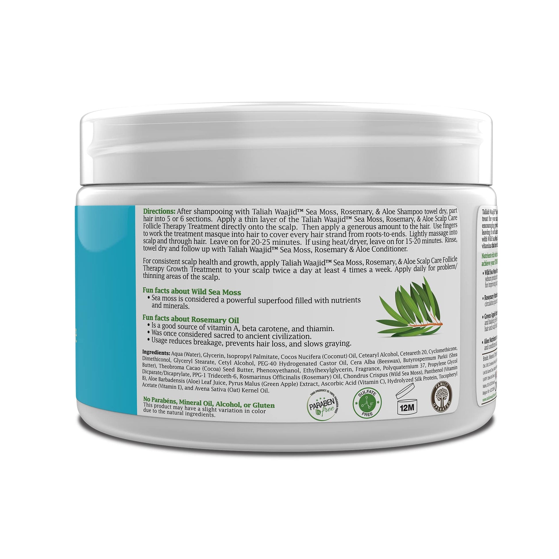Taliah Waajid Scalp Care Follicle Therapy Treatment Masque 12oz Left View