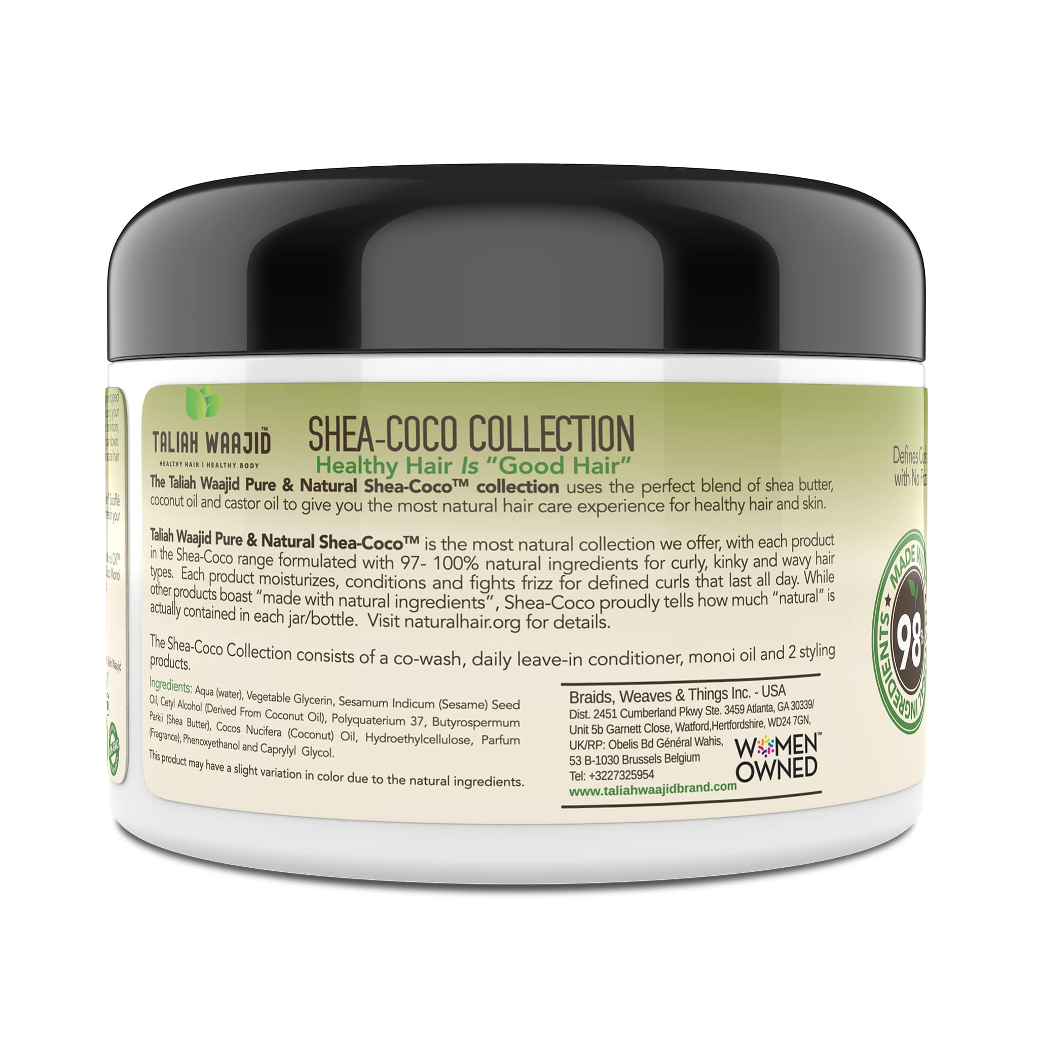 Image of Taliah Waajid Pure & Natural Shea Coco Curly Hair Souffle