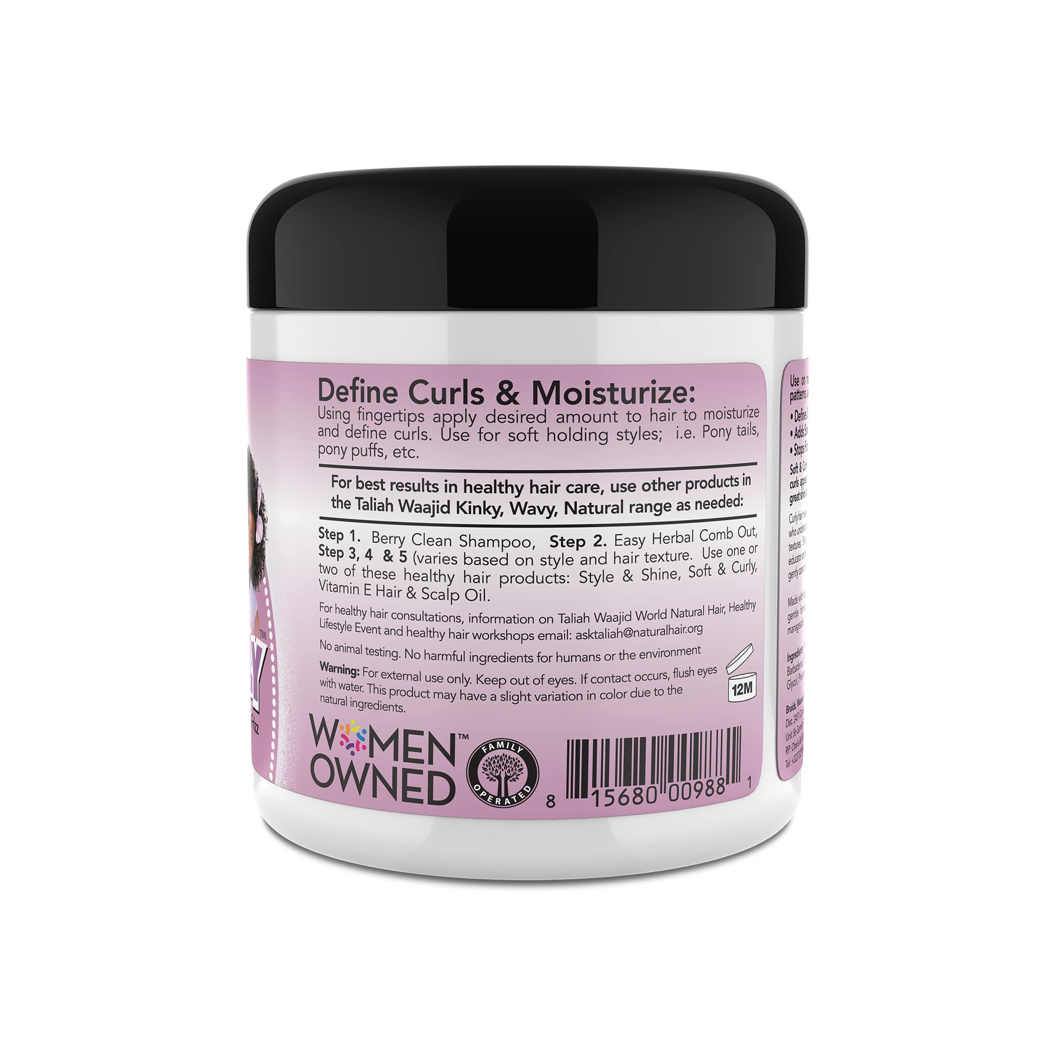 Image of Taliah Waajid Kinky, Wavy, Natural Soft & Curly For Natural Hair 6oz