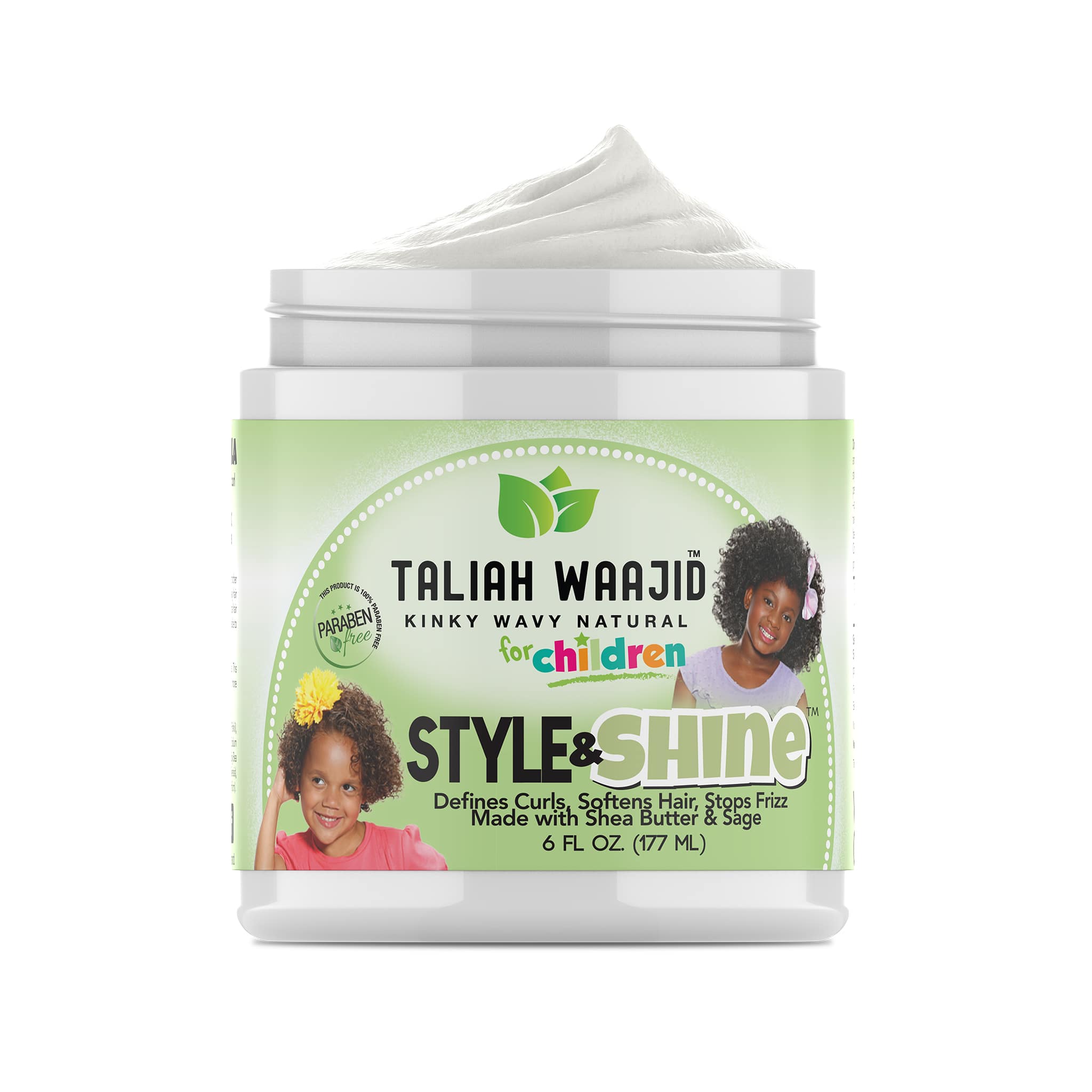 Image of Taliah Waajid Kinky, Wavy, Natural Herbal Style & Shine for Natural Hair 6oz