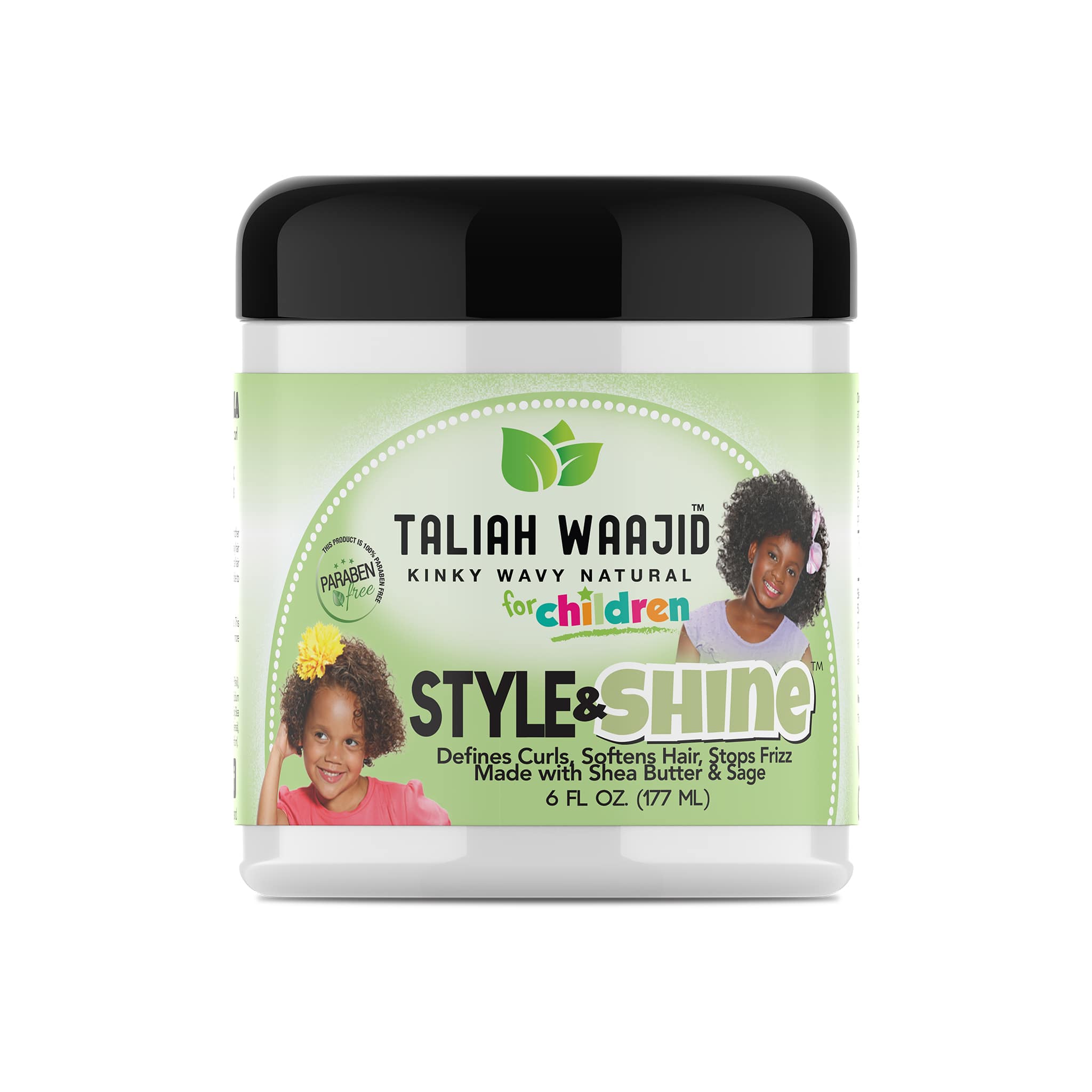 Kinky, Wavy, Natural Herbal Style & Shine for Natural Hair 6oz