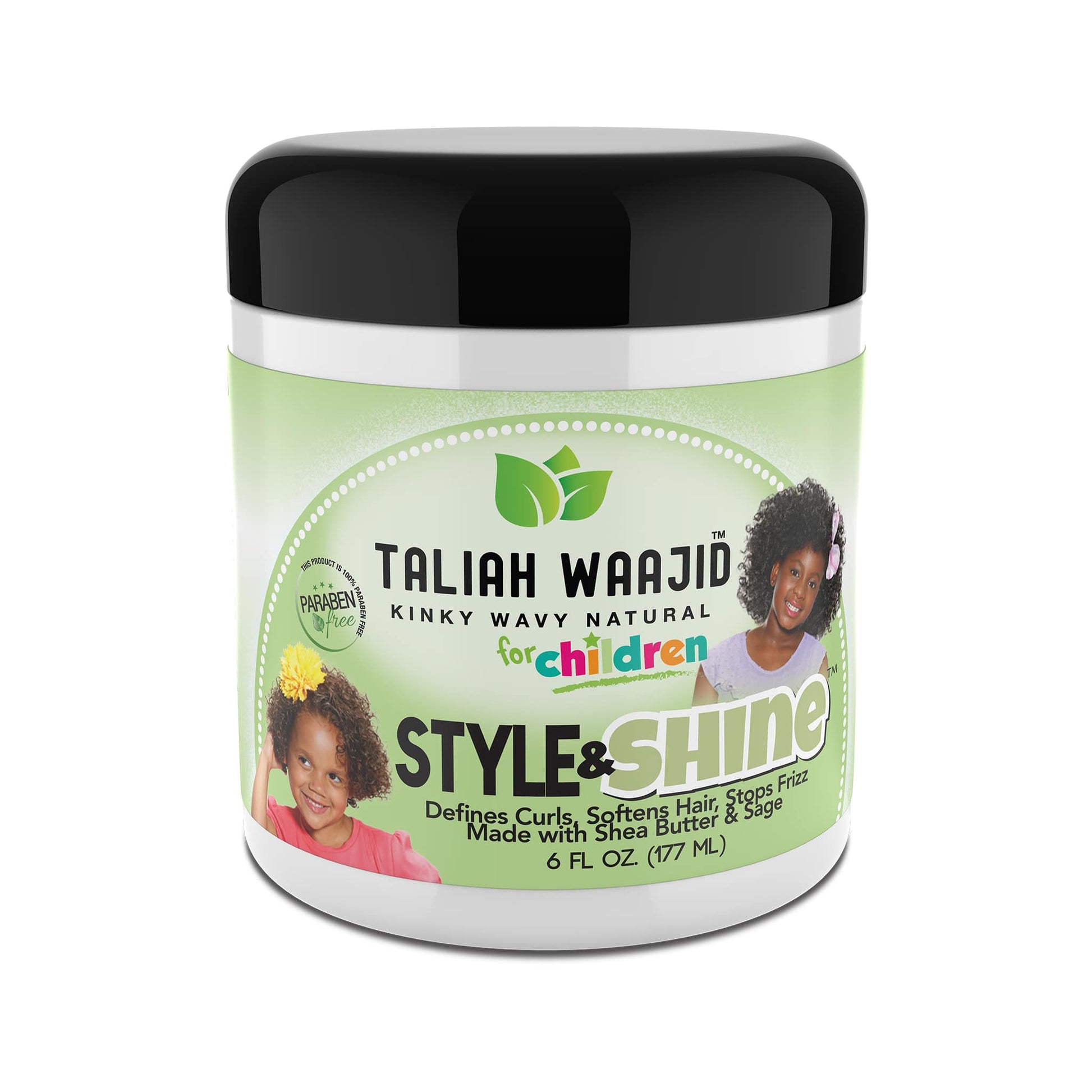 Taliah Waajid Kinky, Wavy, Natural Herbal Style & Shine for Natural Hair 6oz